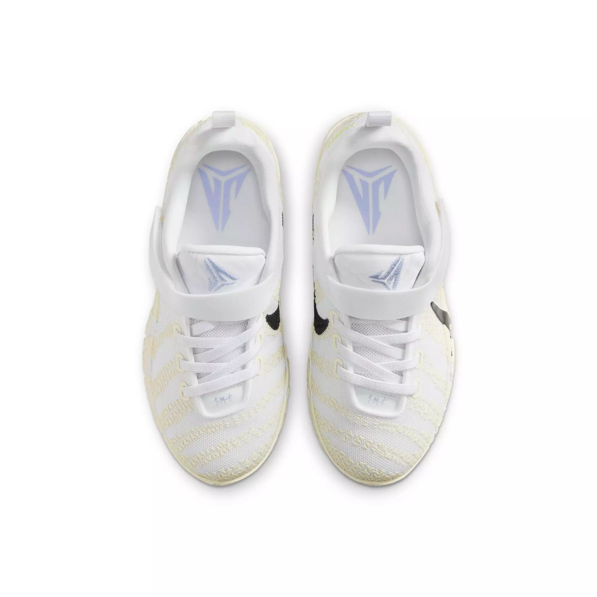 Nike Ja 3 "White/Black/Coconut Milk/Desert Khaki" Preschool Kids' Basketball Shoe - WHITE/BLACK/COCONUT MILK/DESERT KHAKI