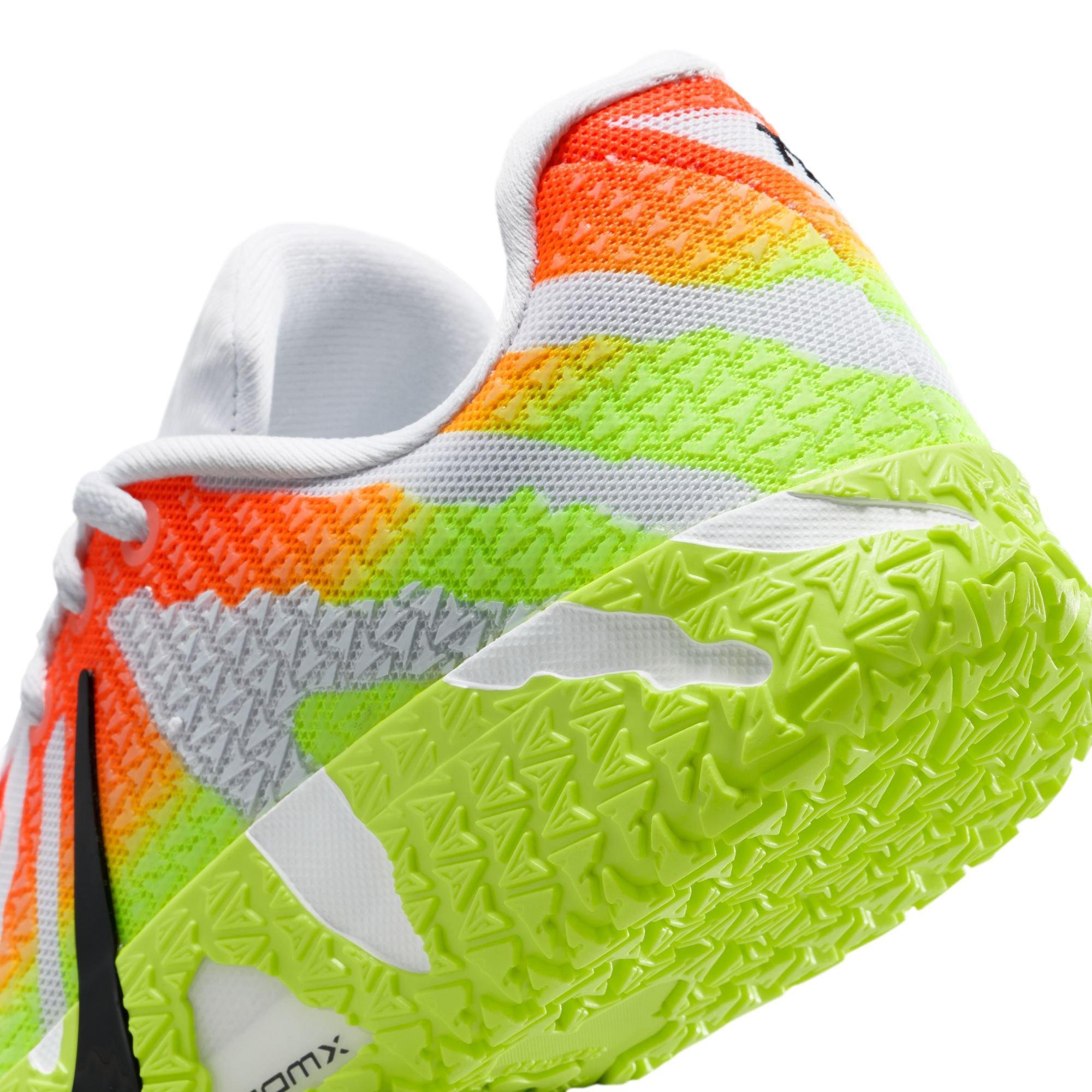 Nike Ja 3 "Christmas" Grade School Kids' Basketball Shoe - WHITE/BRIGHT CRIMSON/VOLT Thumbnail View 6