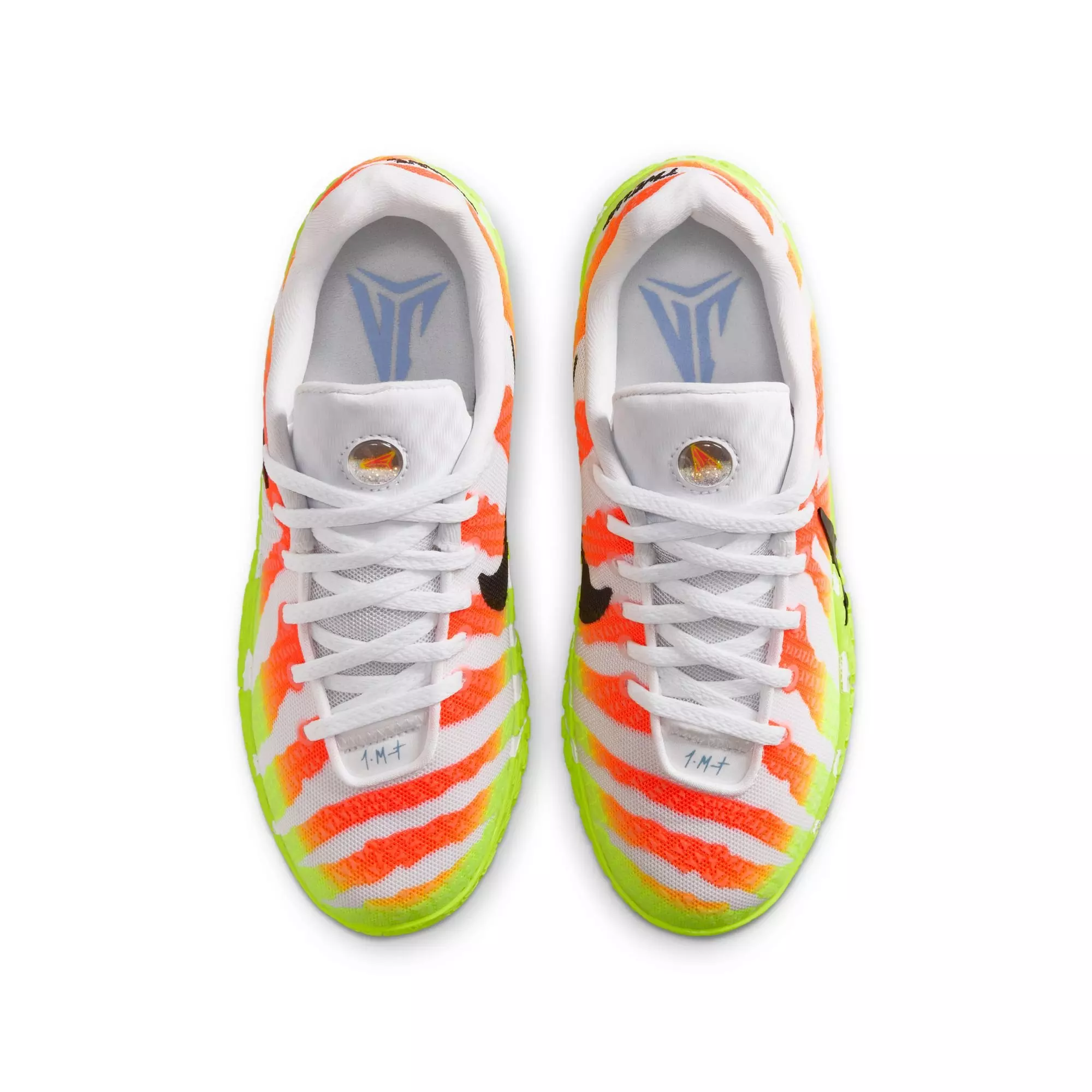 Nike Ja 3 "Christmas" Grade School Kids' Basketball Shoe - WHITE/BRIGHT CRIMSON/VOLT