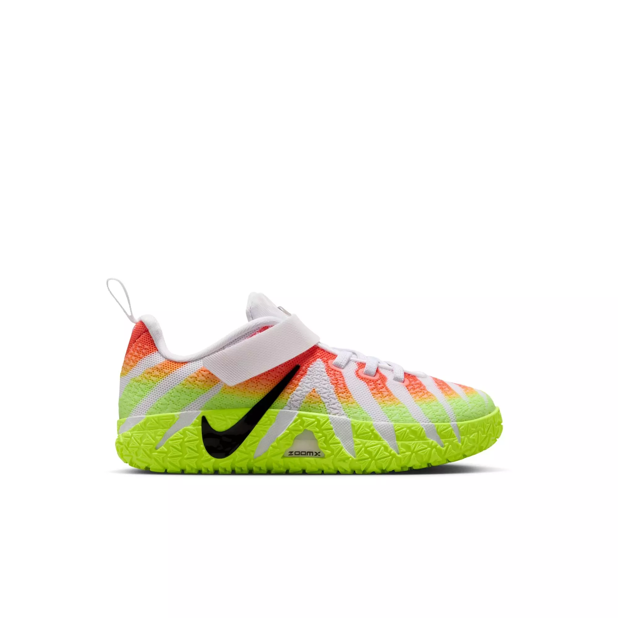 Nike Ja 3 "Snowed In" Preschool Kids' Basketball Shoe - WHITE/BRIGHT CRIMSON/VOLT