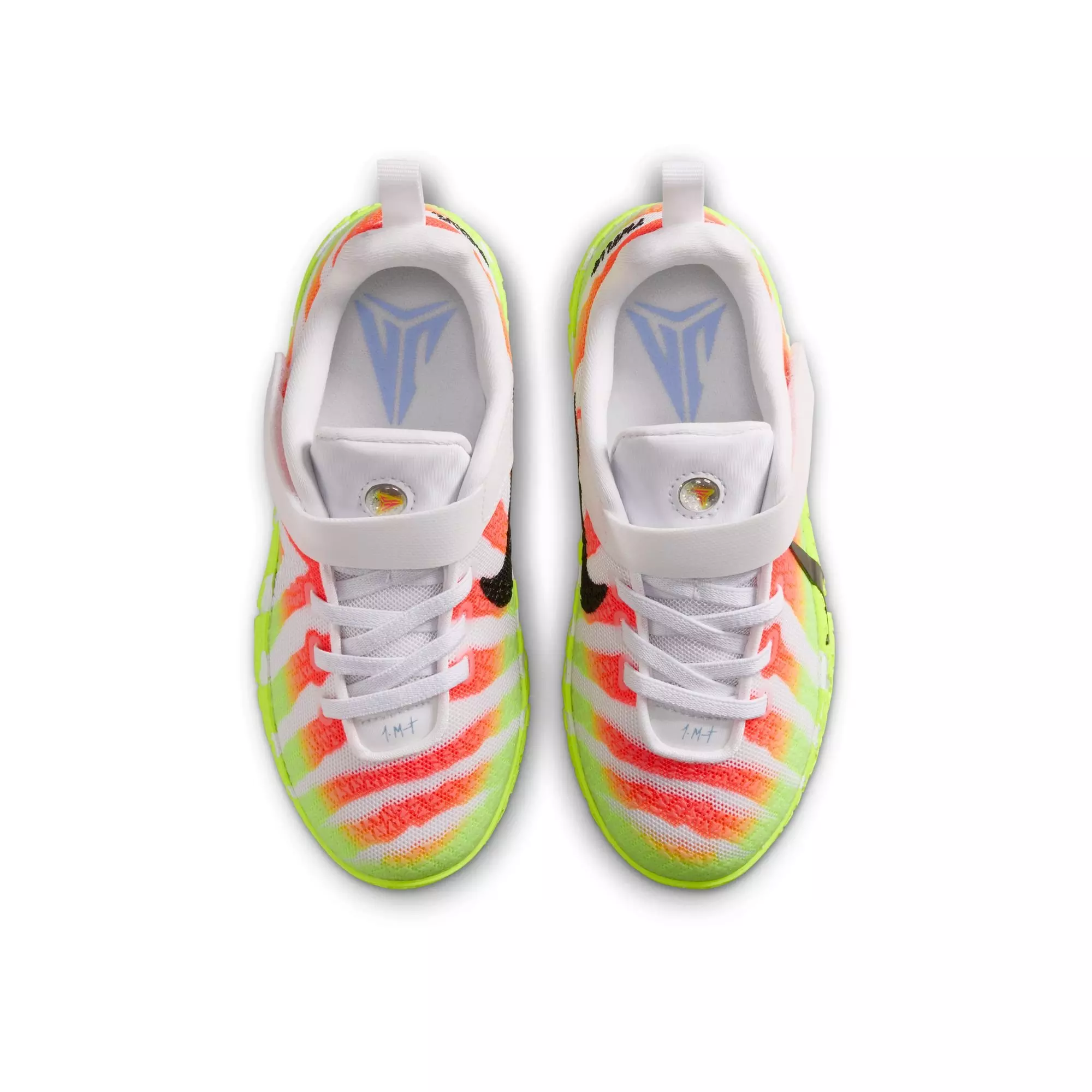 Nike Ja 3 "Christmas" Preschool Kids' Basketball Shoe - WHITE/BRIGHT CRIMSON/VOLT