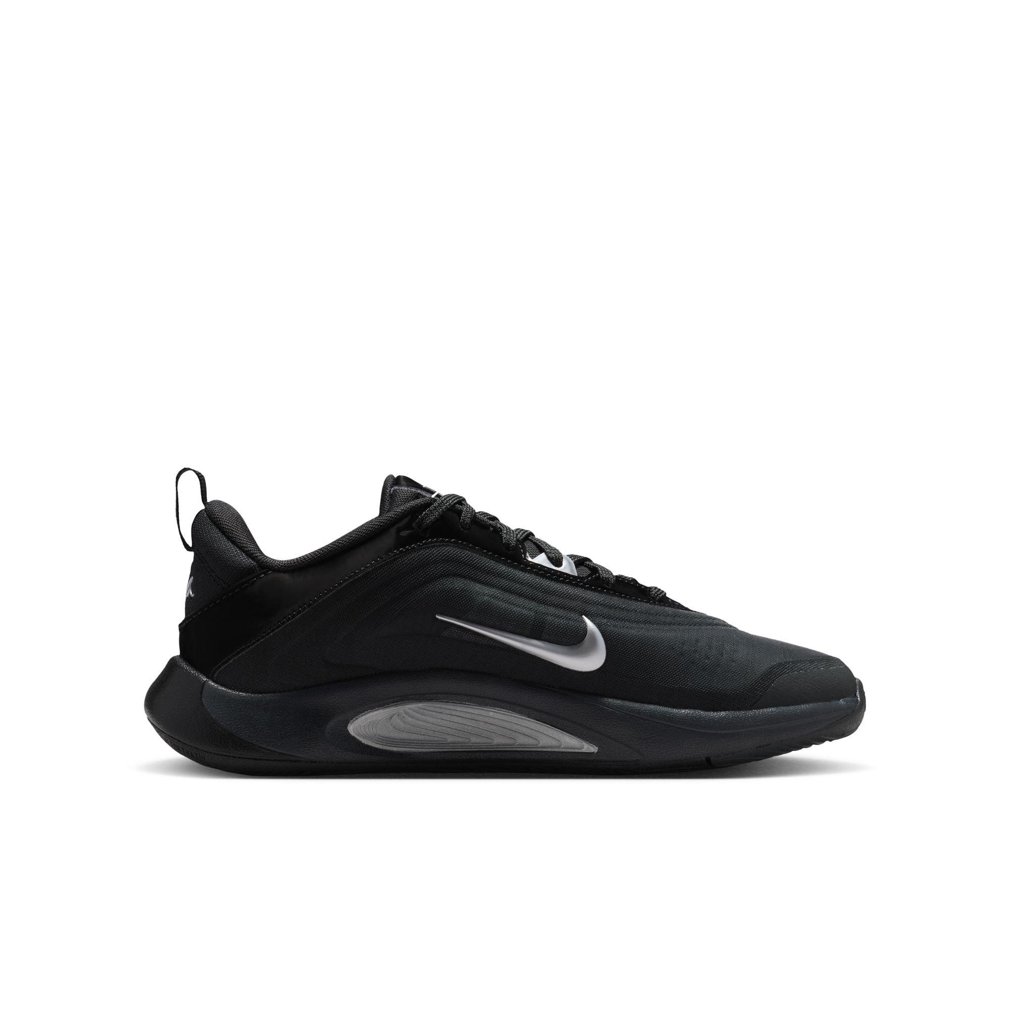 Nike A'One Grade School Kids' "Smoke Grey" Basketball Shoe