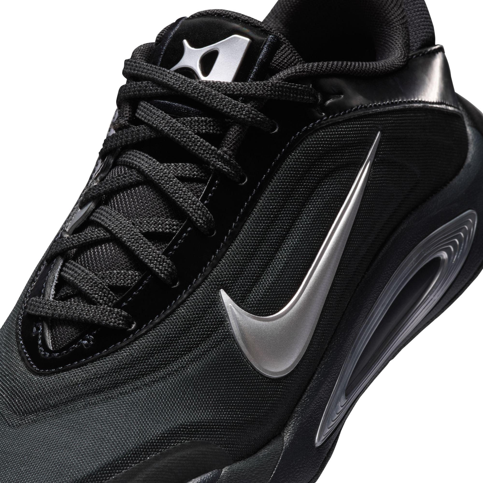Nike A'One Grade School Kids' "Smoke Grey" Basketball Shoe