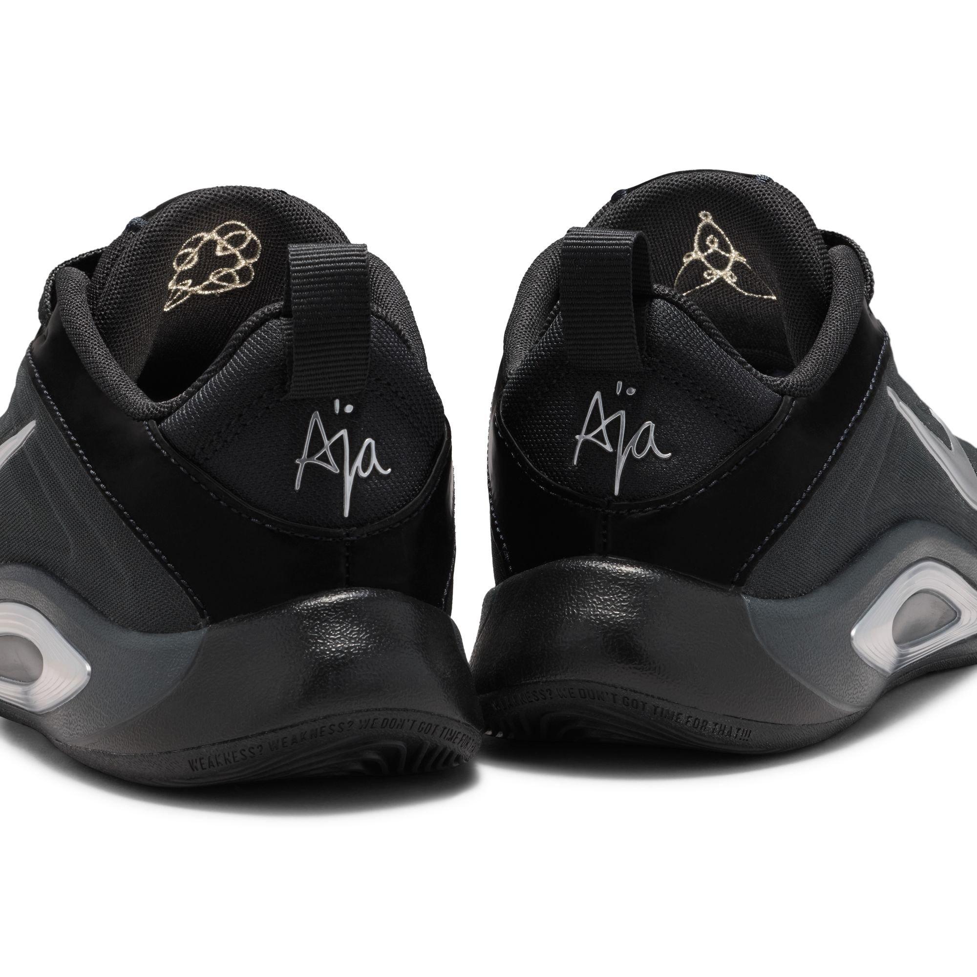 Nike A'One Grade School Kids' "Smoke Grey" Basketball Shoe