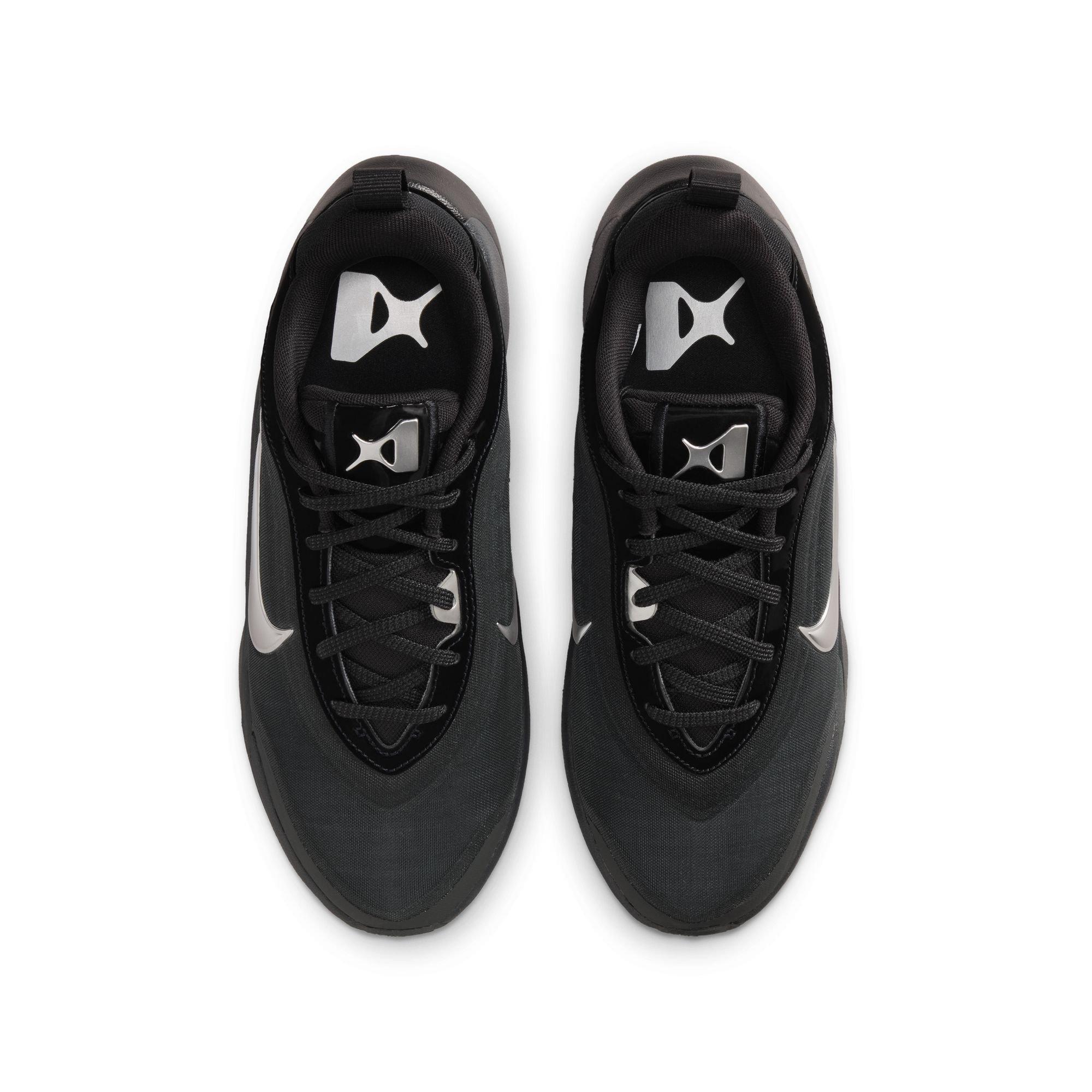Nike A'One Grade School Kids' "Smoke Grey" Basketball Shoe