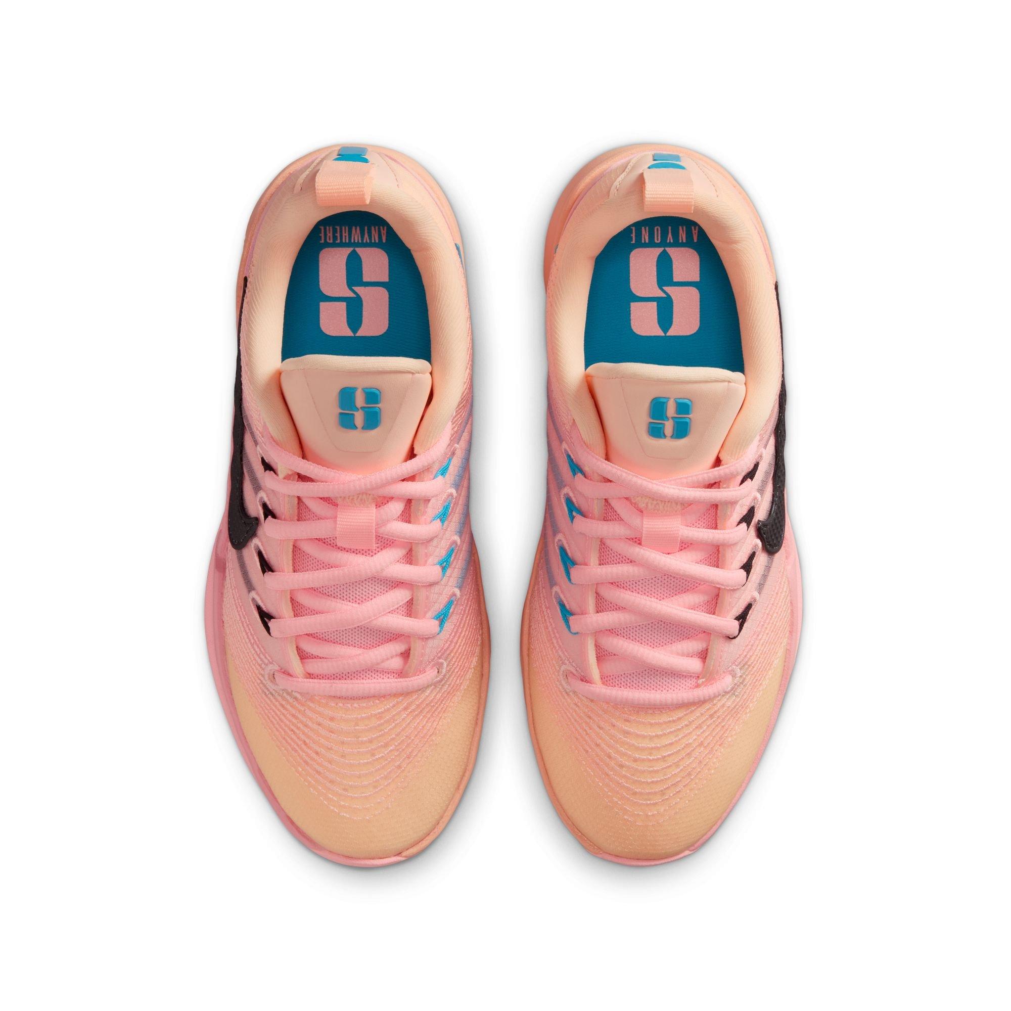 Nike Sabrina 3 "Twins" Grade School Kids' Basketball Shoe - CRIMSON TINT/BLACK/ARCTIC PUNCH Thumbnail View 6