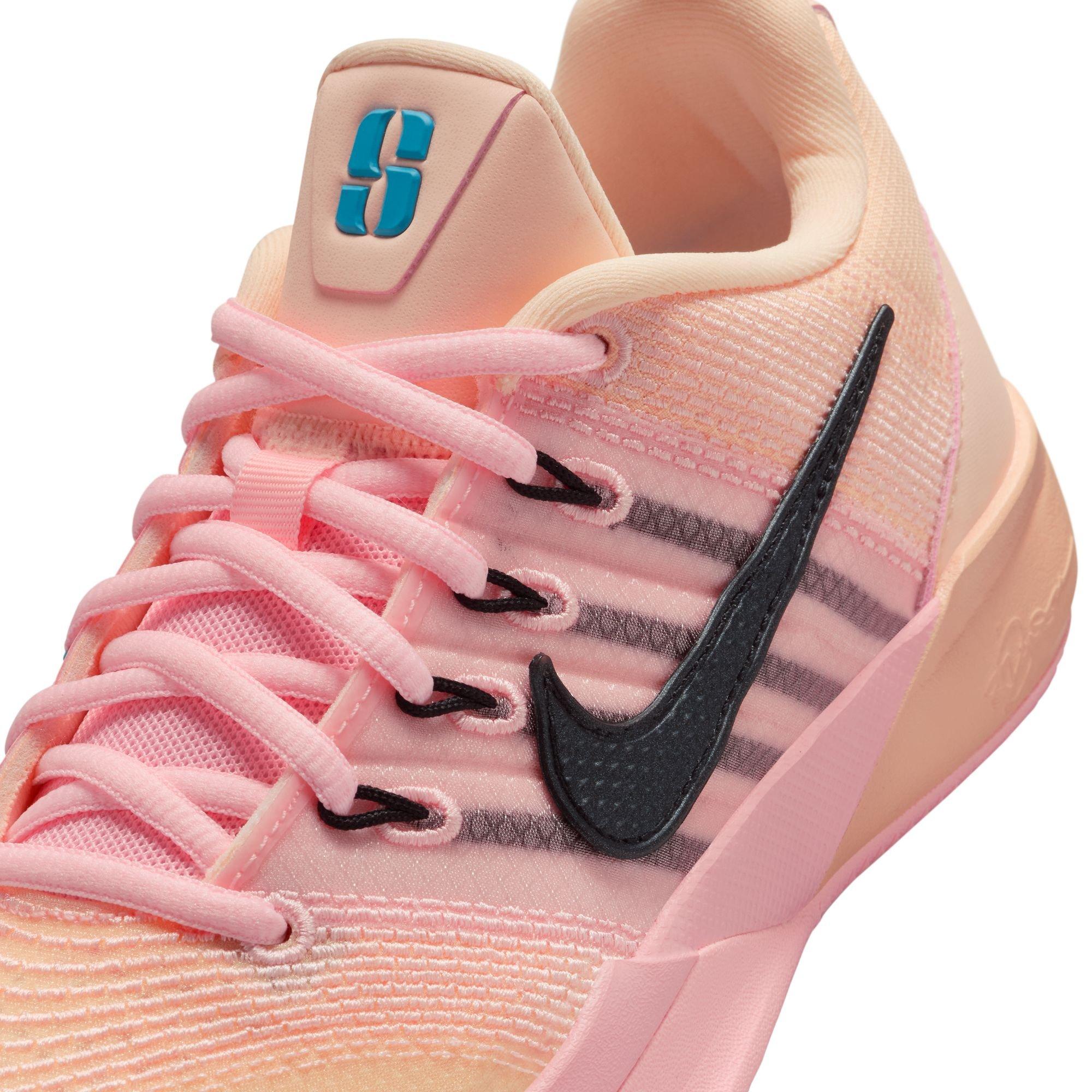 Nike Sabrina 3 "Twins" Grade School Kids' Basketball Shoe - CRIMSON TINT/BLACK/ARCTIC PUNCH Thumbnail View 9