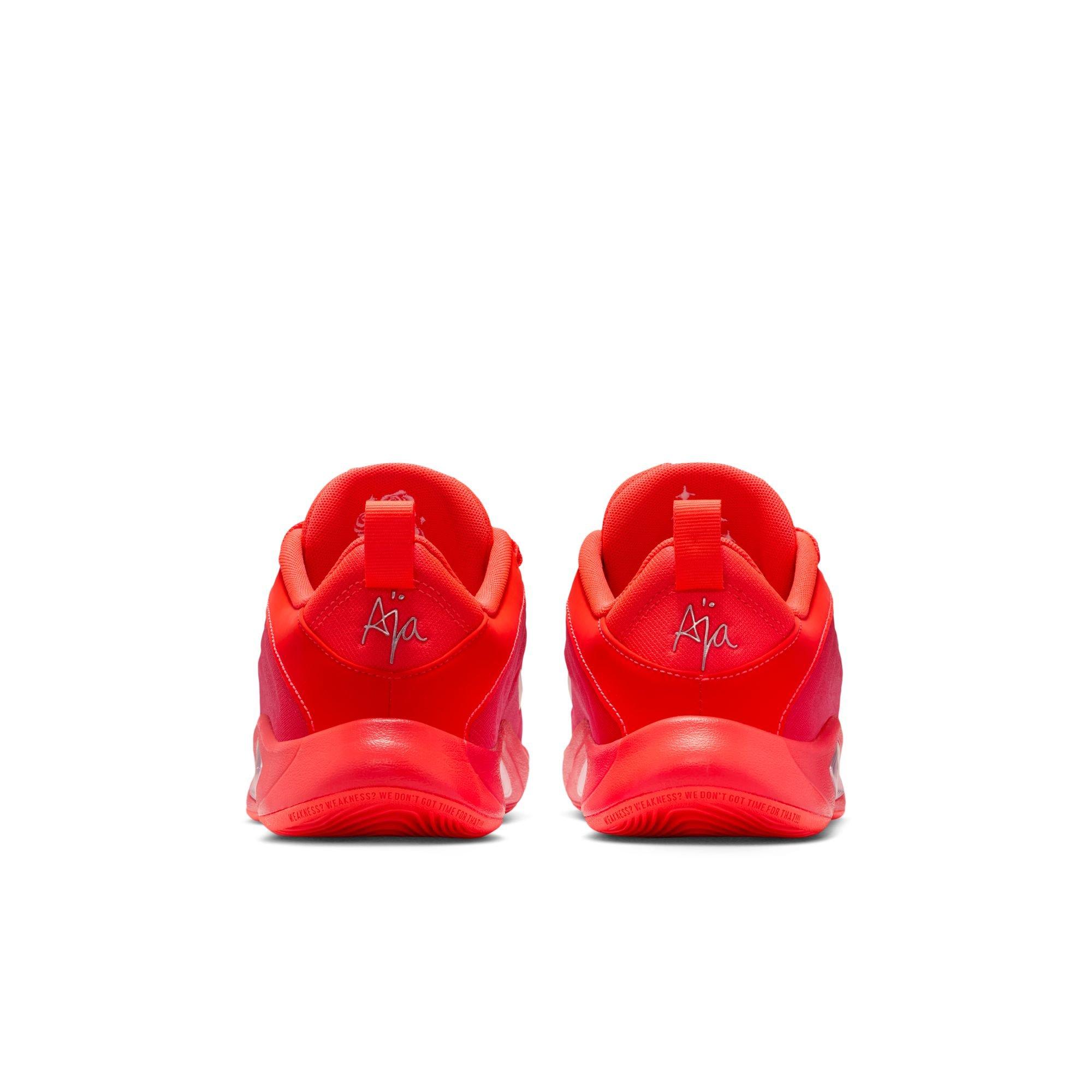 Nike A'One Grade School Kids' "Royal Flame" Basketball Shoe