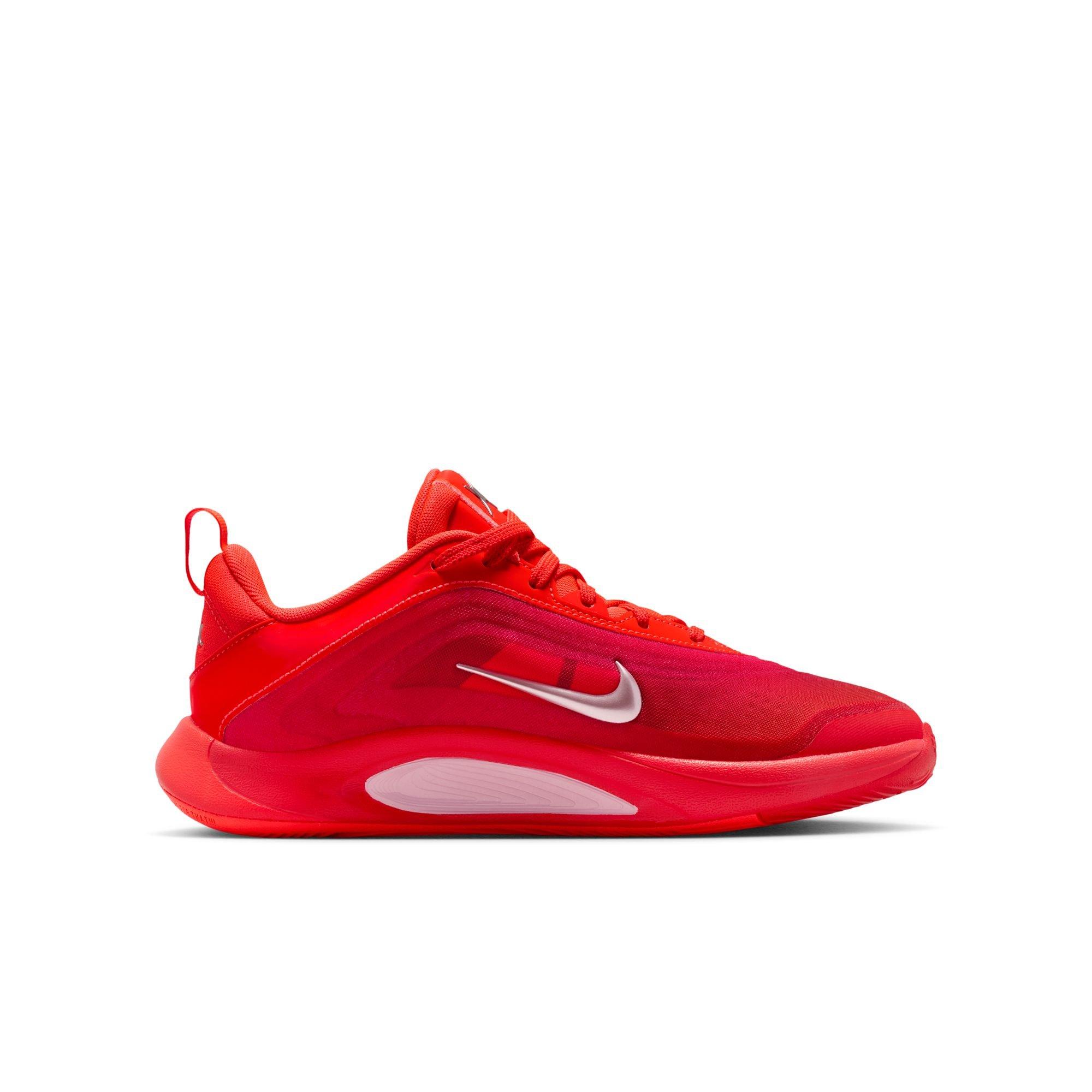 Nike A'One Grade School Kids' "Royal Flame" Basketball Shoe