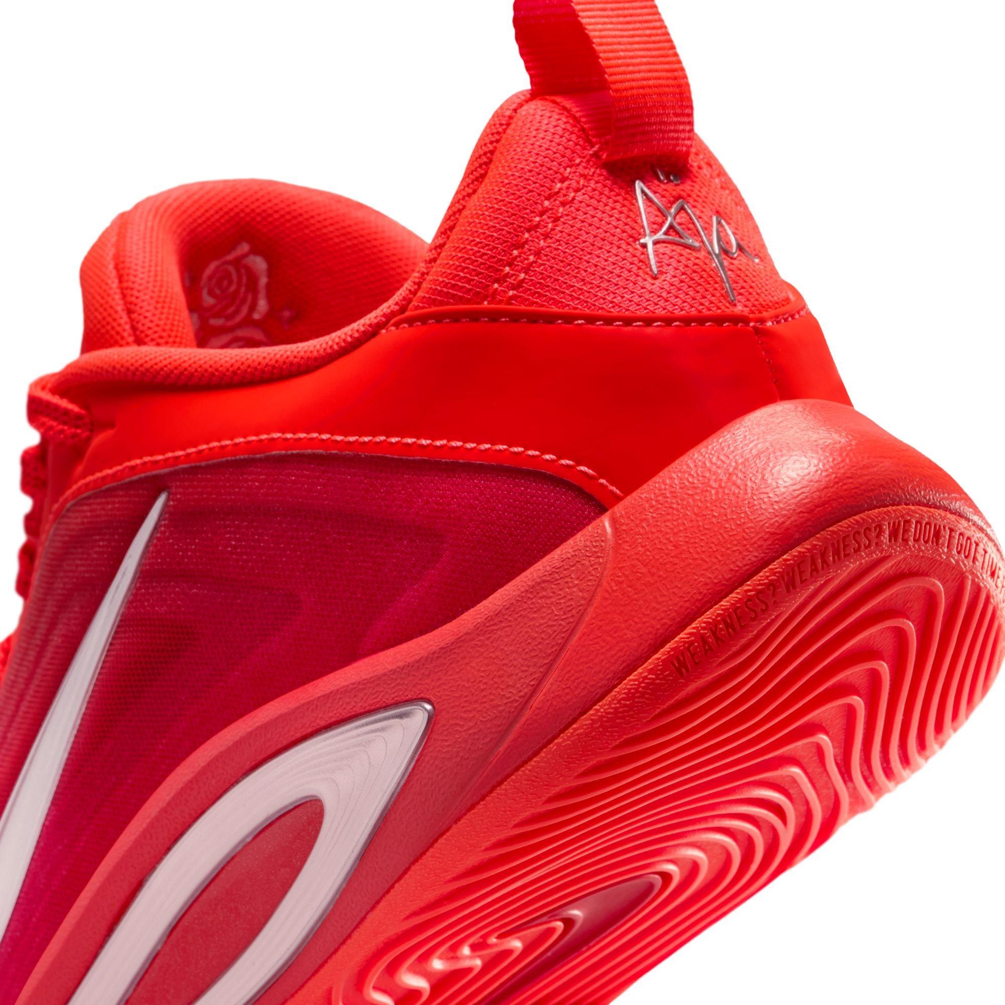 Nike A'One Grade School Kids' "Royal Flame" Basketball Shoe