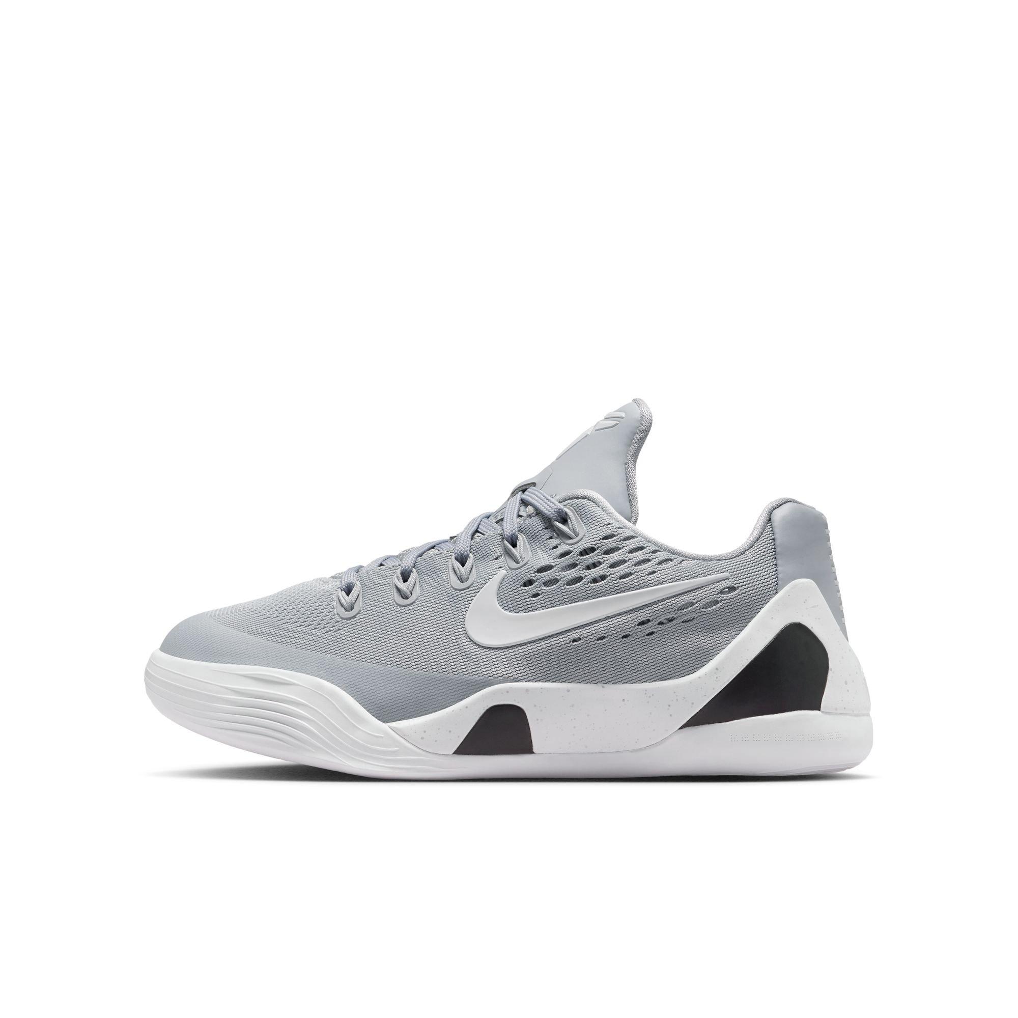 Nike Kobe IX Grade School Kids' "Wolf Grey" Basketball Shoe