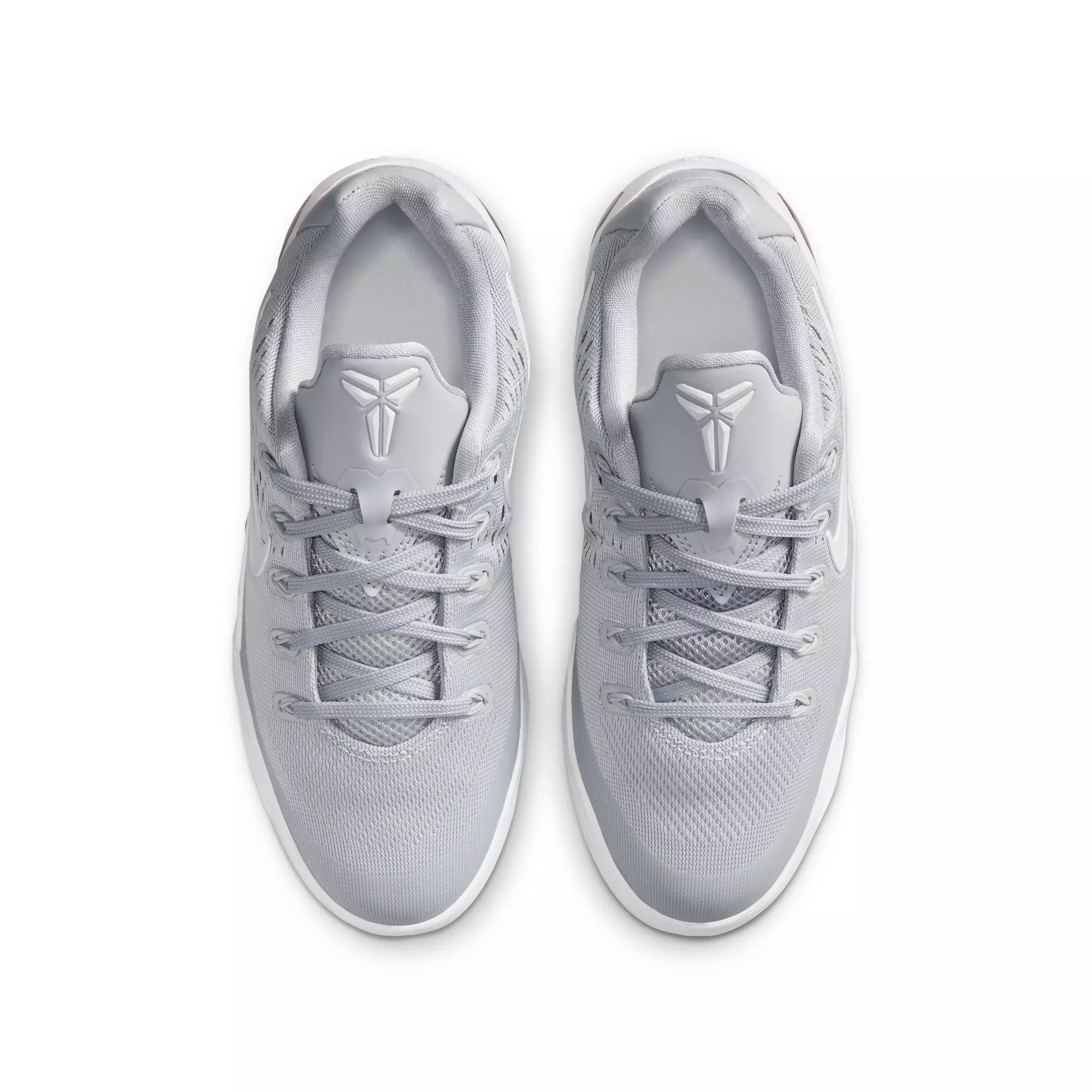 Nike Kobe IX "Wolf Grey" Grade School Kids' Basketball Shoe - WOLF GREY/WHITE