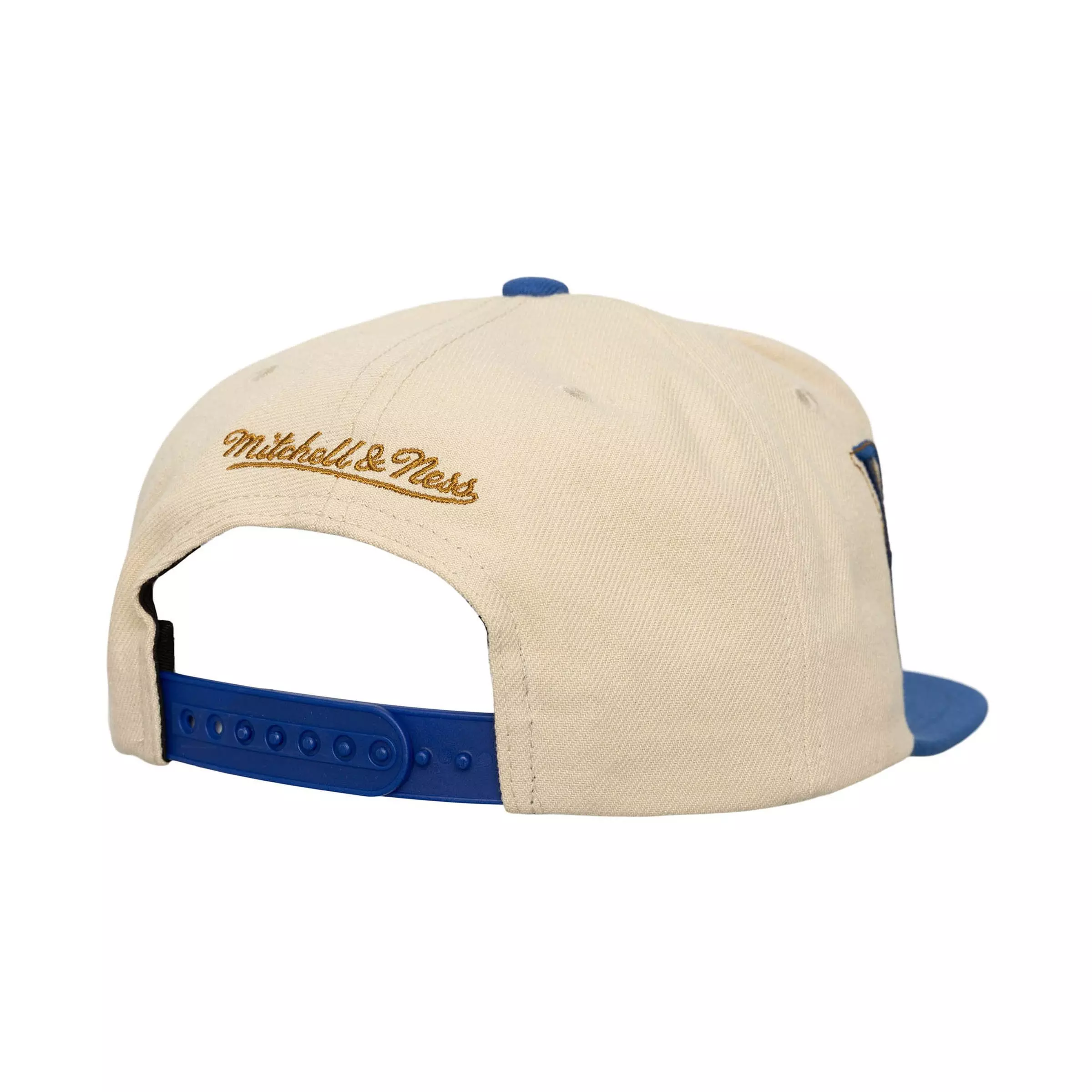 Mitchell & Ness Kansas City Royals Across Board Snapback Hat - Cream - CREAM