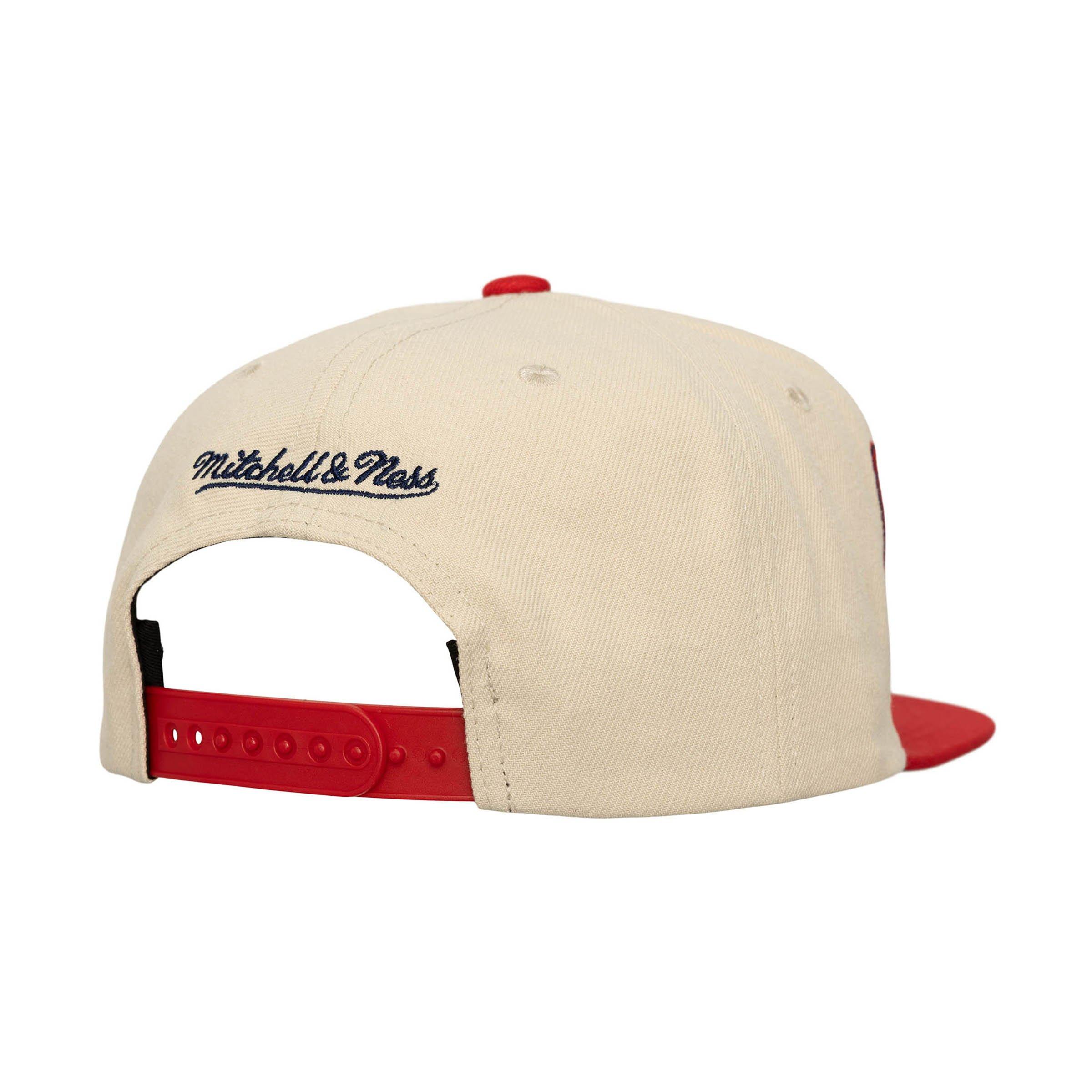 Mitchell & Ness St. Louis Cardinals Across Board Snapback Hat-Cream