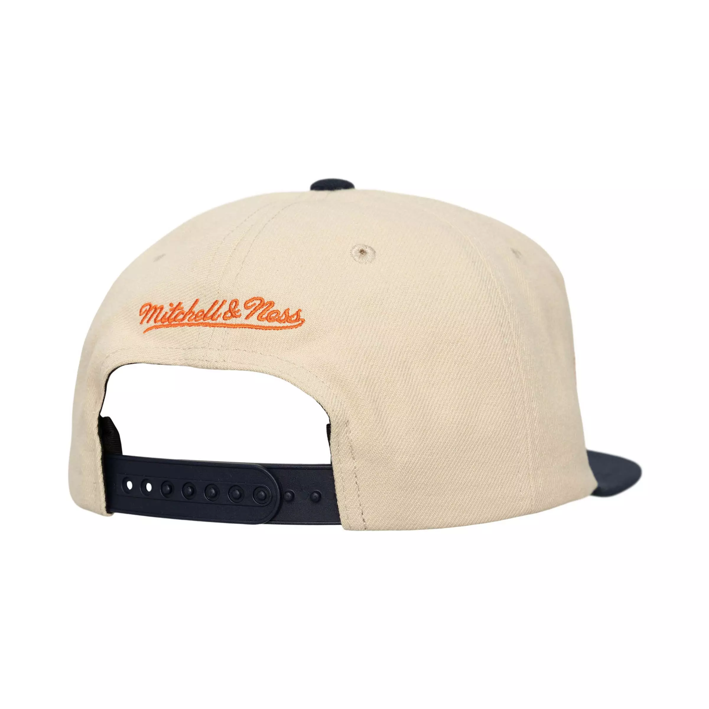 Mitchell & Ness Houston Astros Across Board Snapback Hat-Cream - CREAM