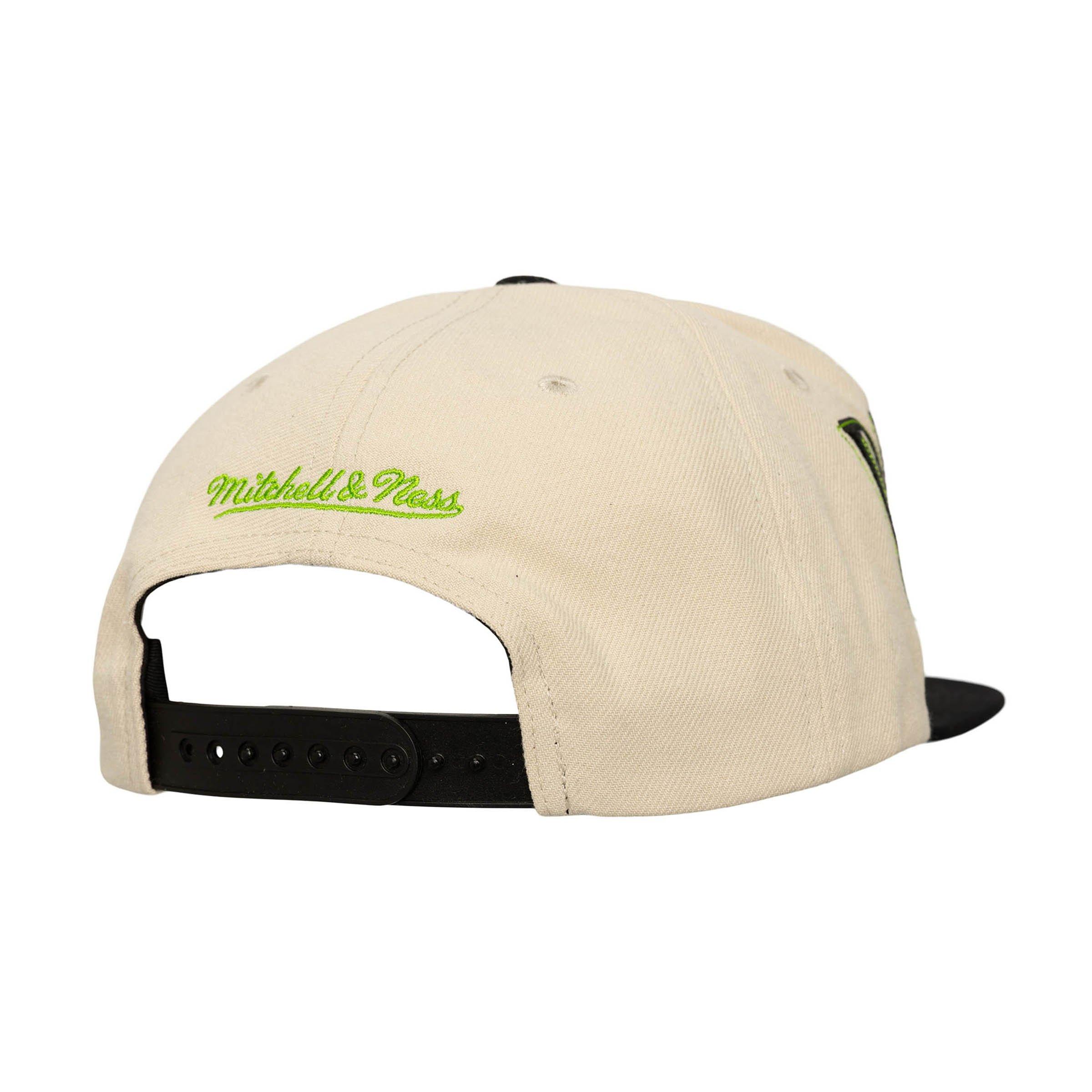 Mitchell & Ness Tampa Bay Rays Across Board Snapback Hat-Cream