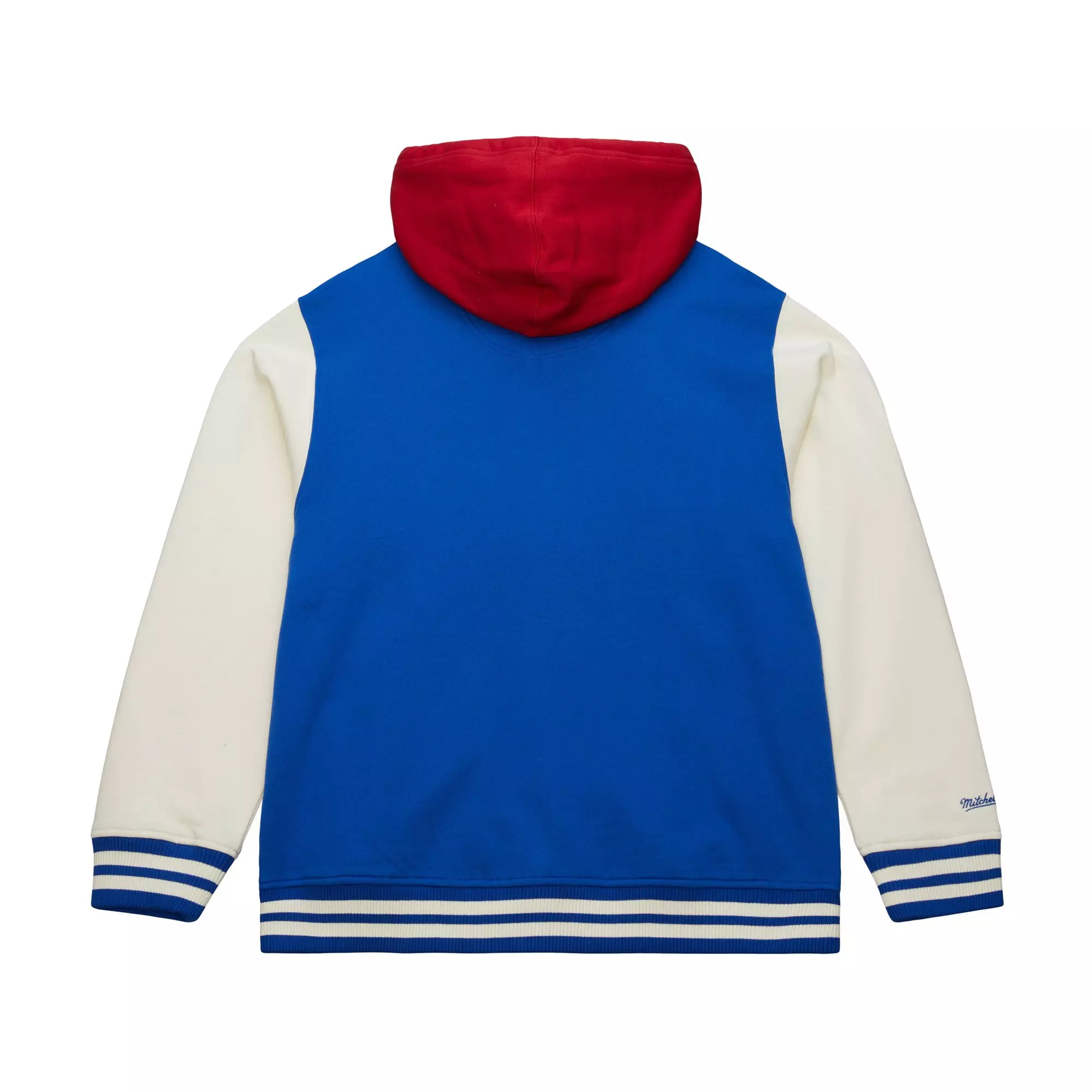 Mitchell & Ness Atlanta Braves Courtside Fleece Jacket - Royal - ROYAL