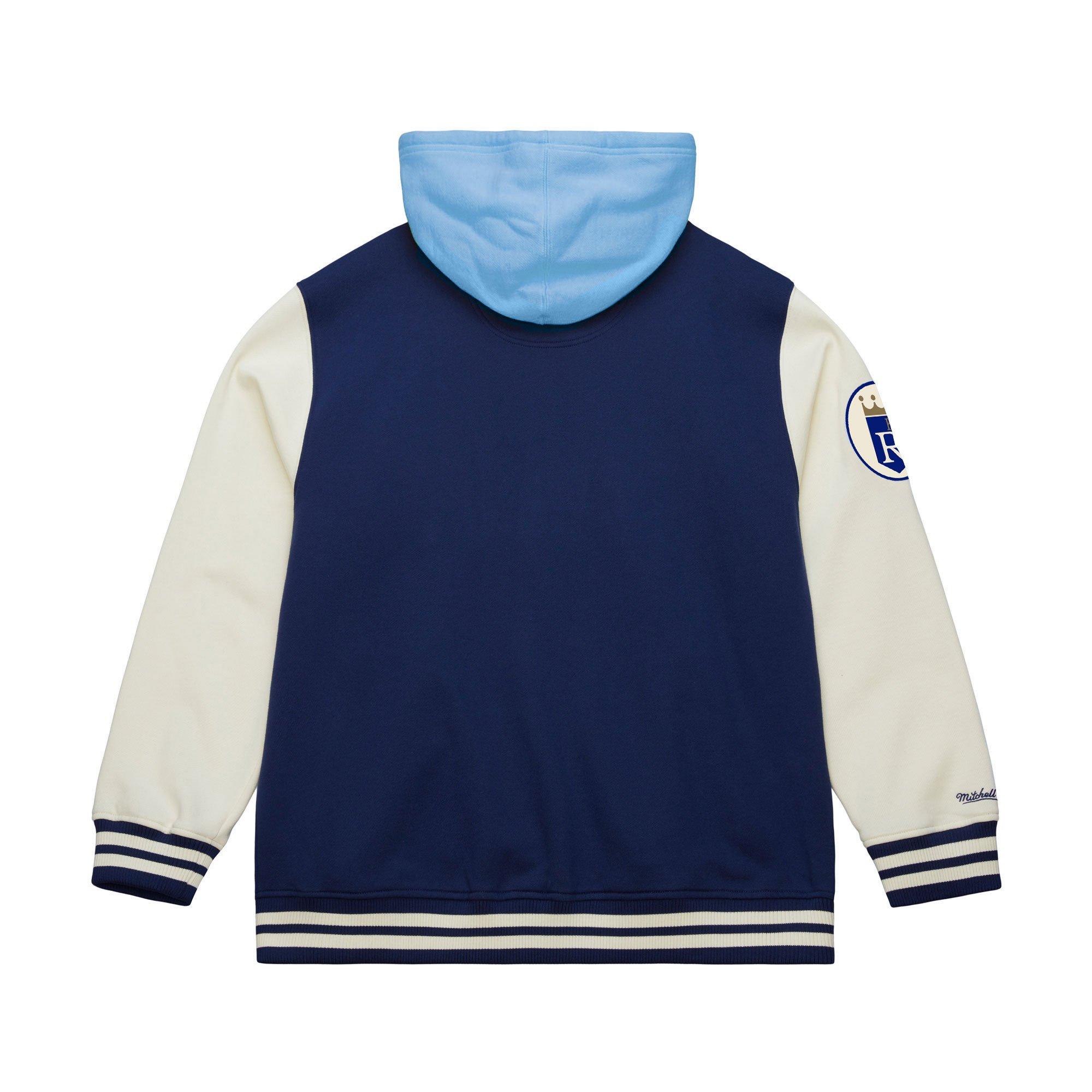 Mitchell & Ness Kansas City Royals Courtside Fleece Jacket - Royal - ROYAL Thumbnail View 2
