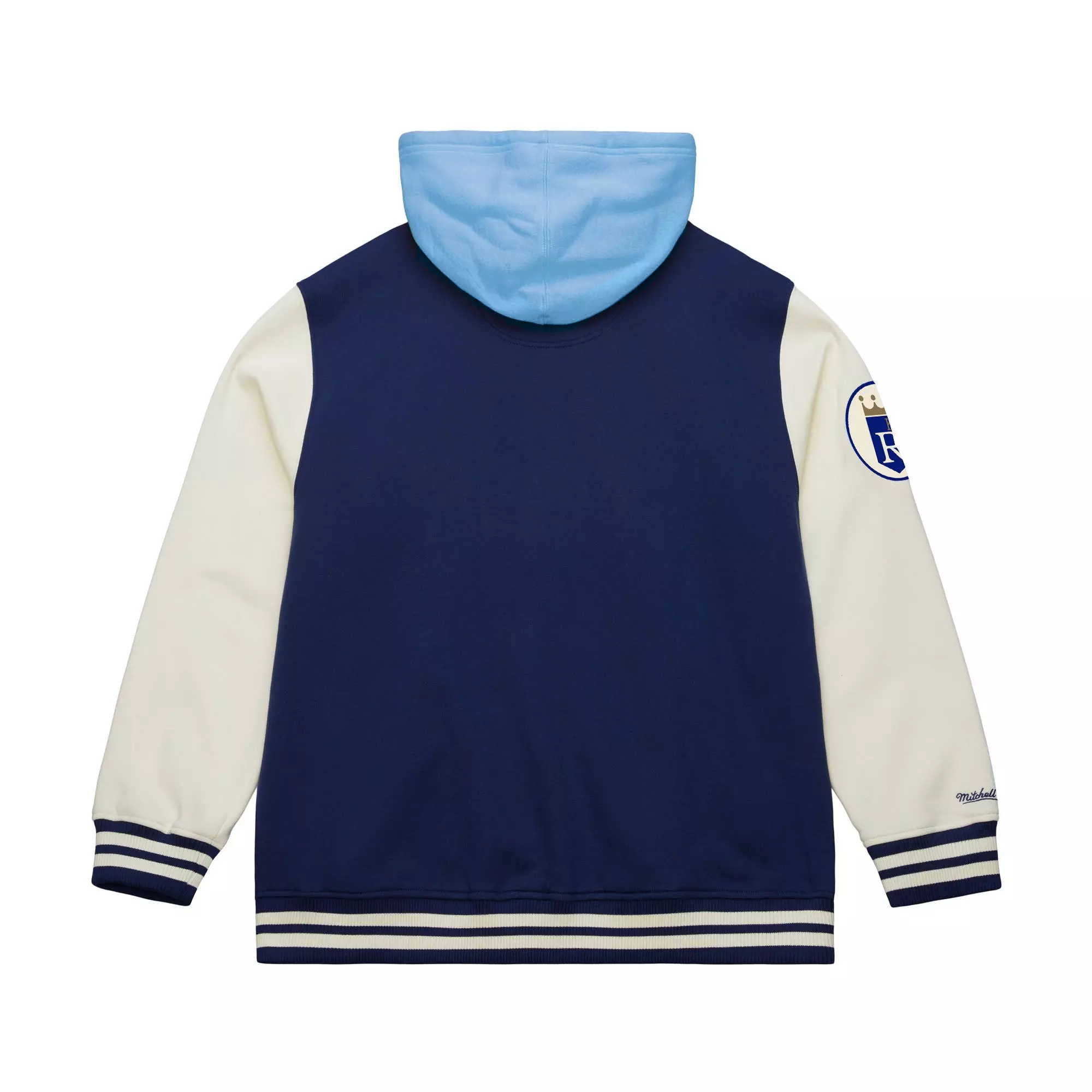 Mitchell & Ness Kansas City Royals Courtside Fleece Jacket - Royal - ROYAL