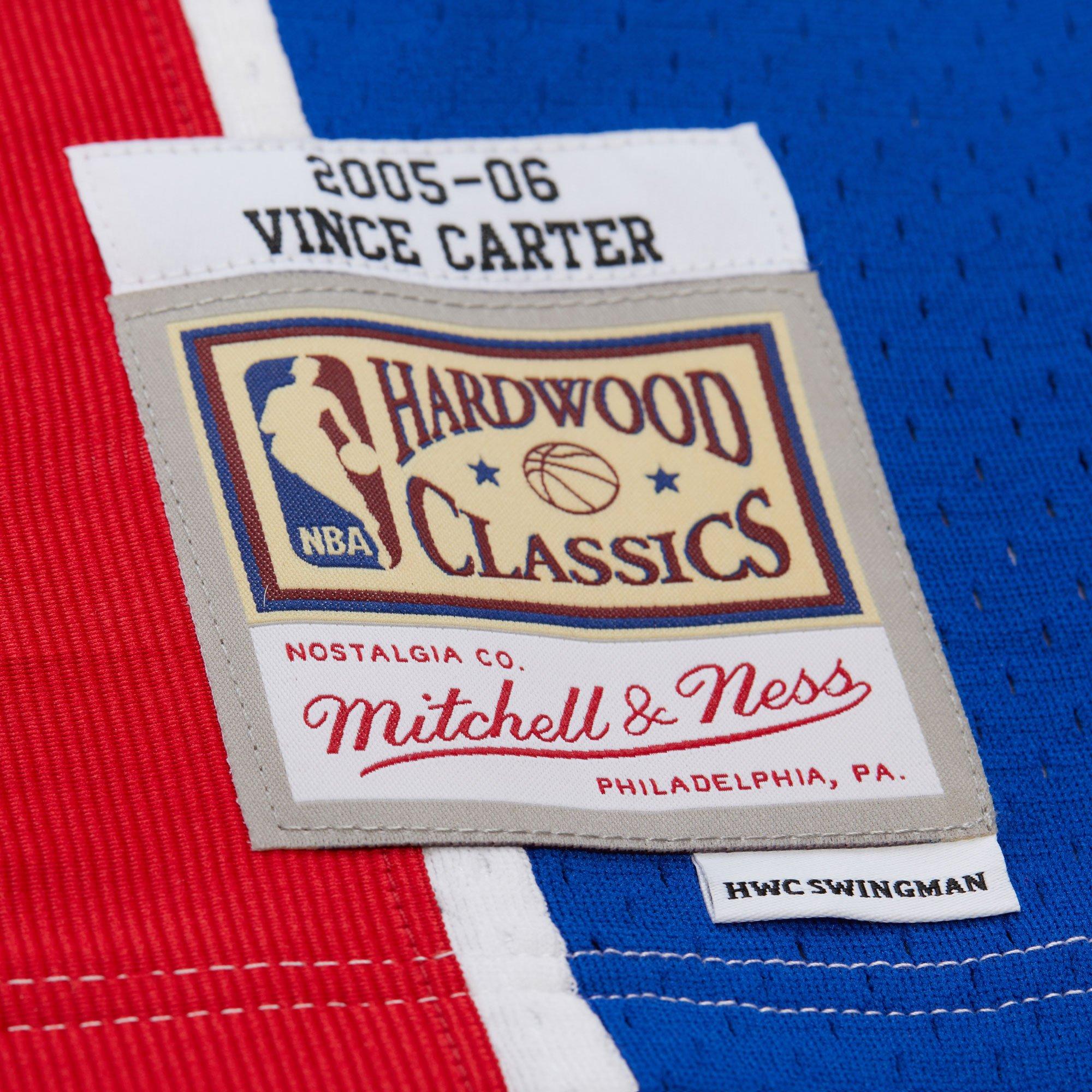 Mitchell & Ness Brooklyn Nets Vince Carter Jersey-White - WHITE Thumbnail View 6