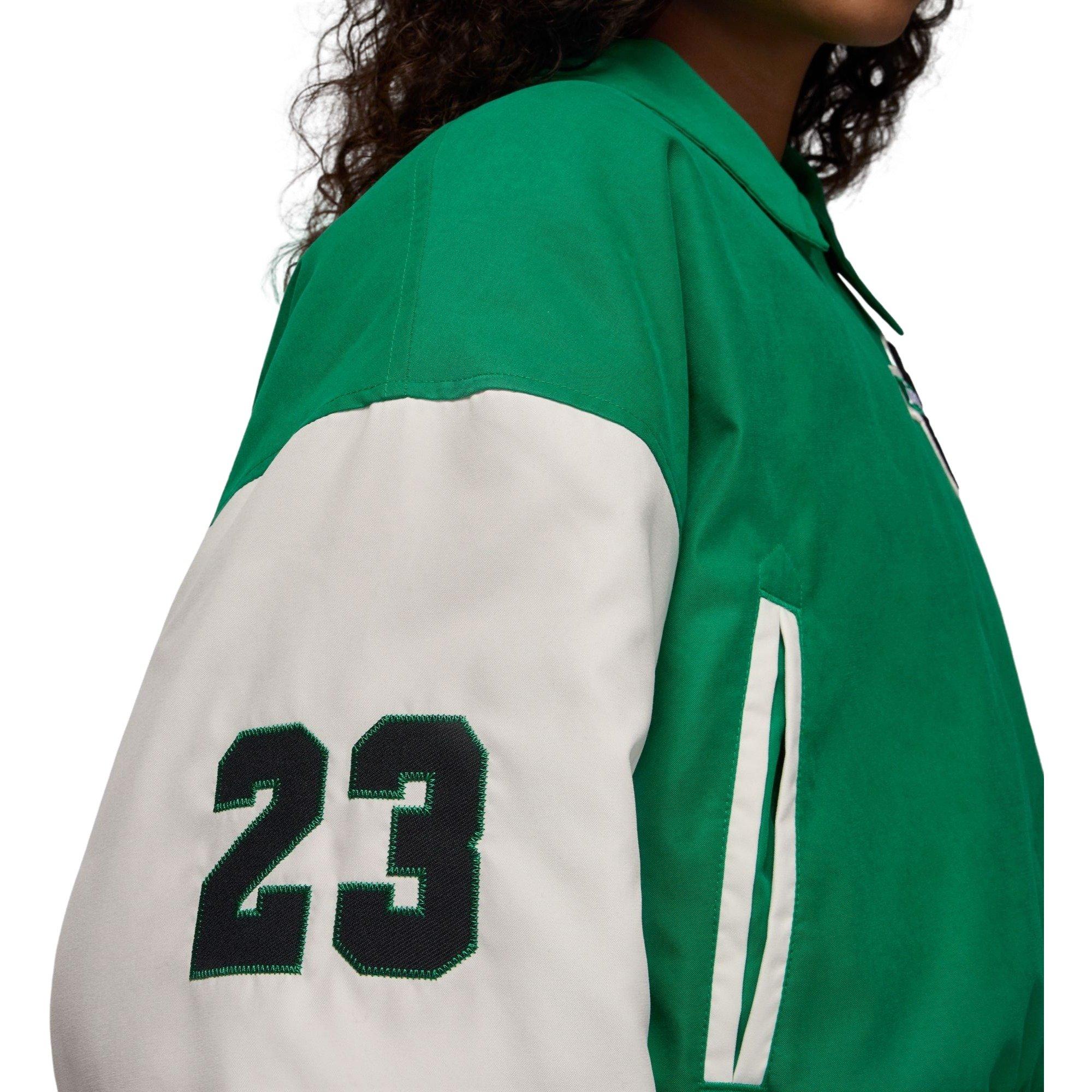 Jordan Women's Brooklyn Therma-FIT Varsity Jacket - GREEN Thumbnail View 5