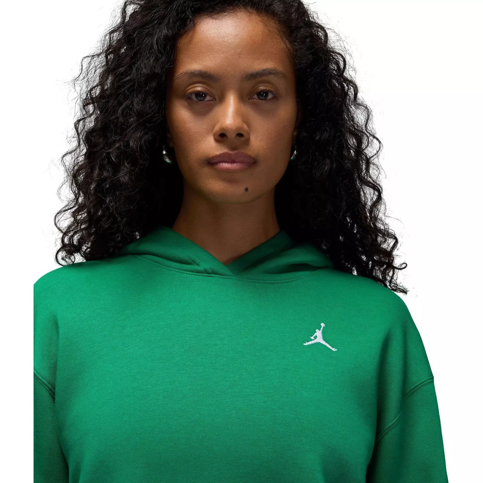 Jordan Women's Brooklyn Fleece Pullover Hoodie - GREEN