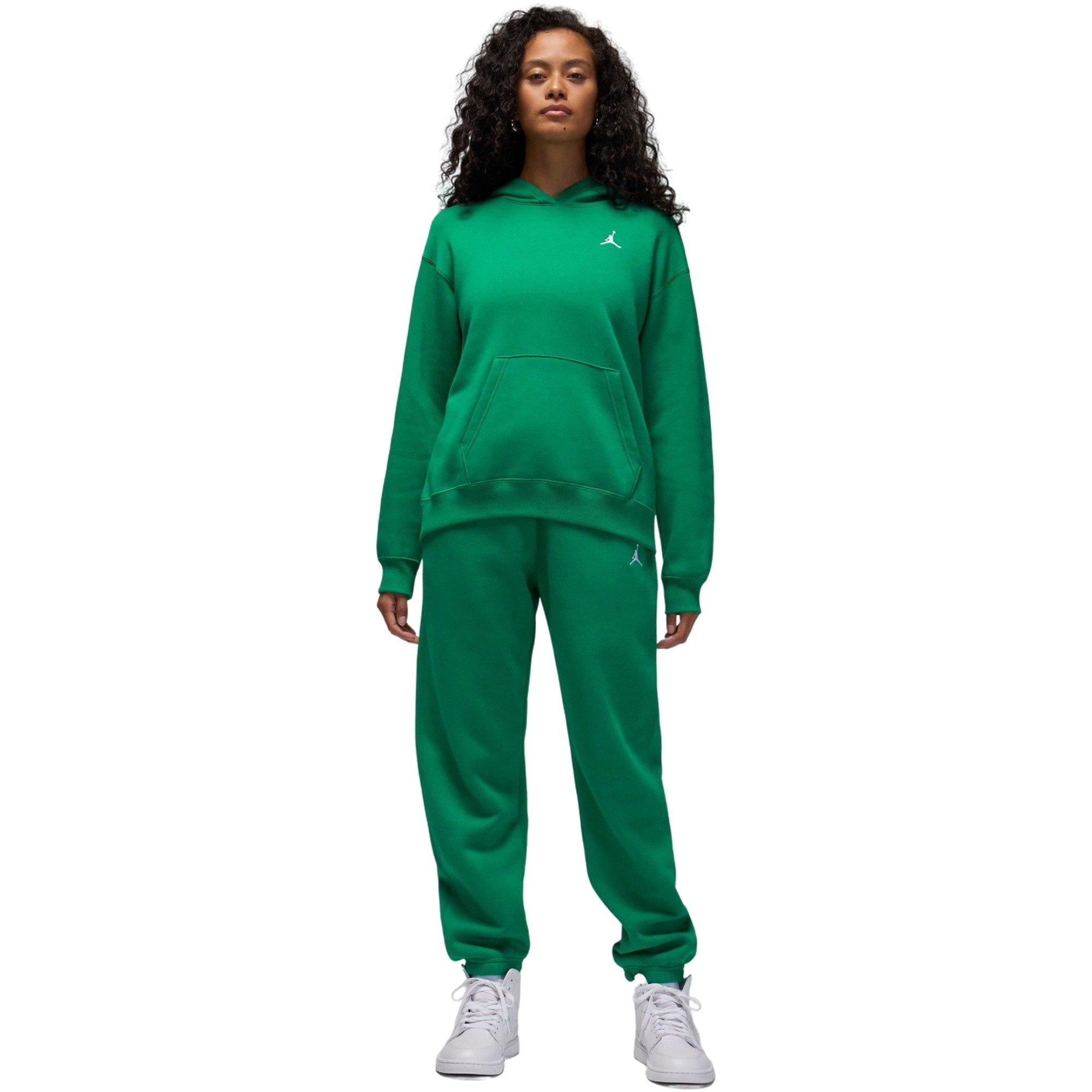 Jordan Women's Brooklyn Fleece Pullover Hoodie - Green - GREEN Thumbnail View 6