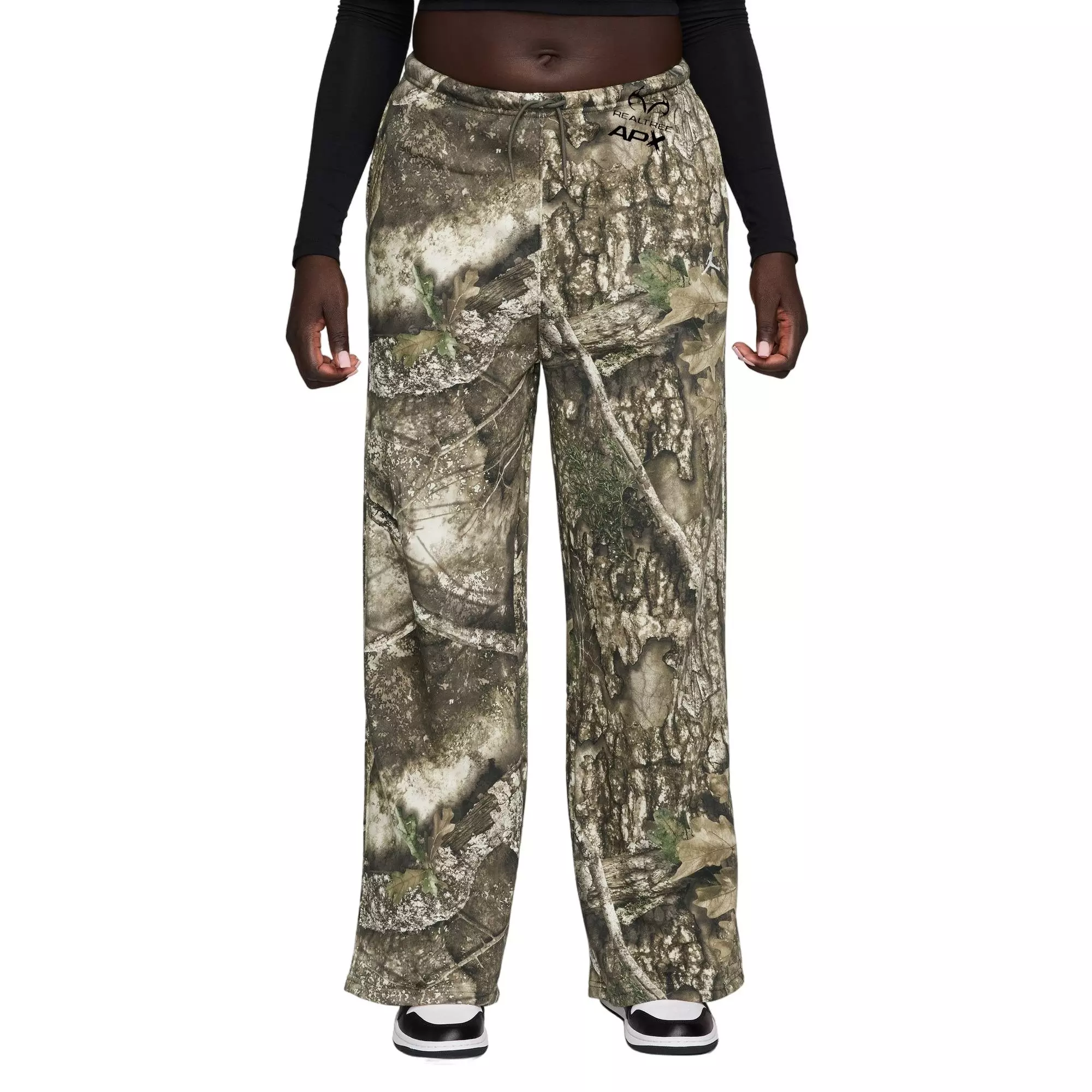 Jordan Women's Brooklyn Fleece Open-Hem Pants - CAMOUFLAGE