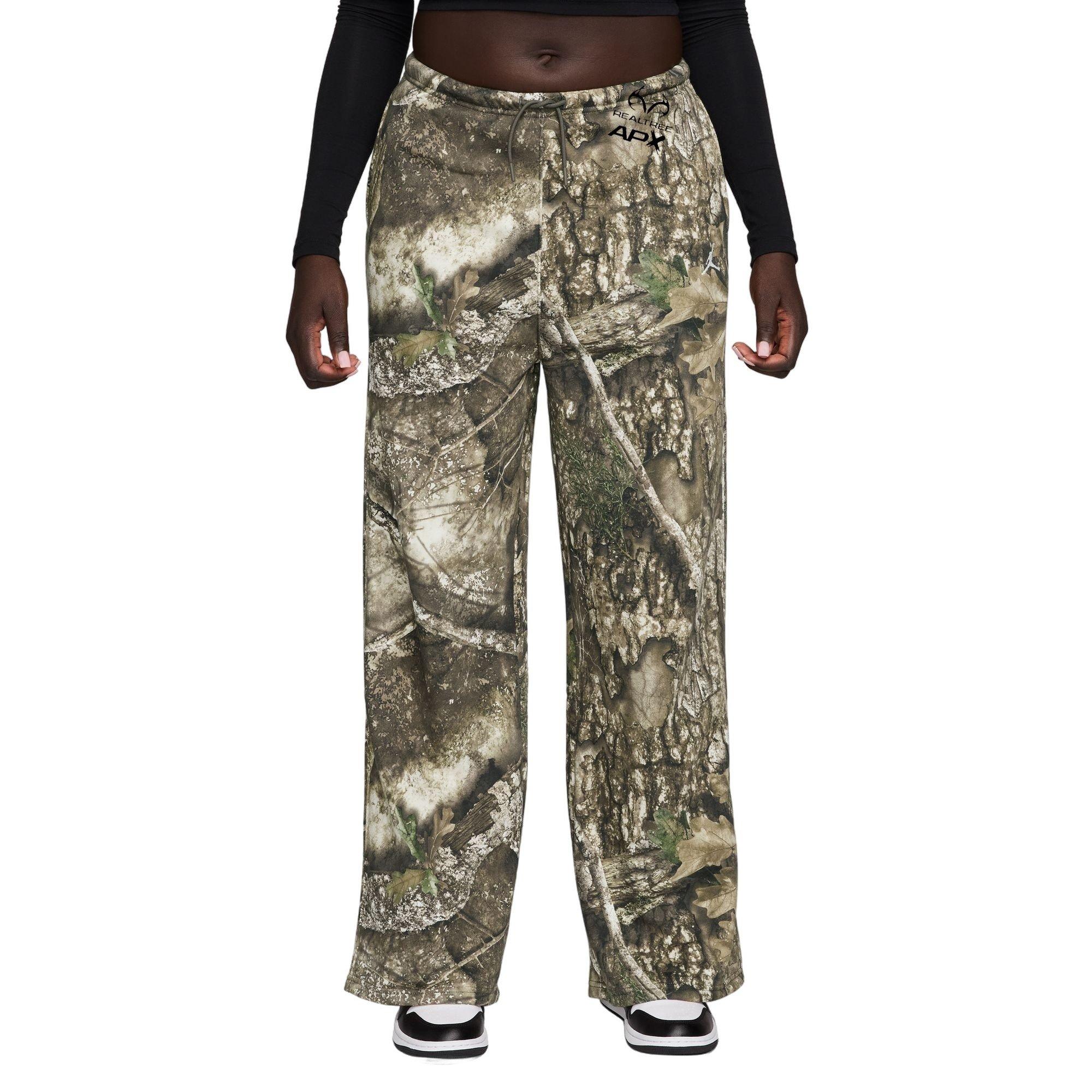Jordan x Realtree Women's Brooklyn Fleece Open-Hem Pants - CAMOUFLAGE Thumbnail View 1