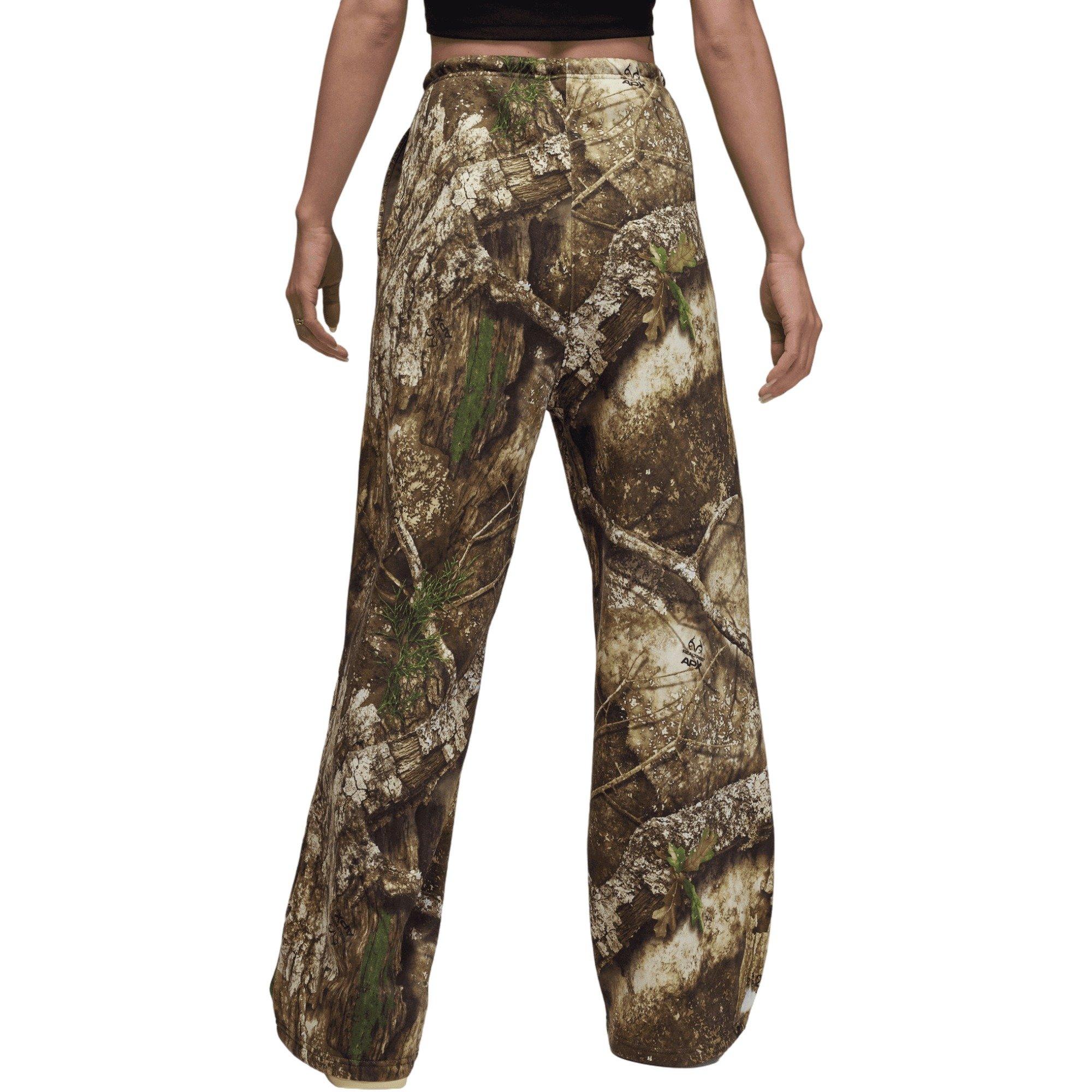 Jordan x Realtree Women's Brooklyn Fleece Open-Hem Pants - CAMOUFLAGE Thumbnail View 2