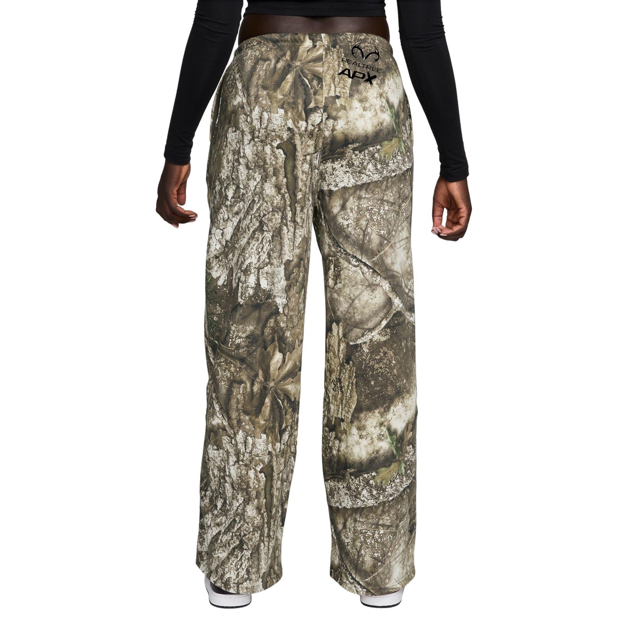 Jordan x Realtree Women's Brooklyn Fleece Open-Hem Pants - CAMOUFLAGE Thumbnail View 2