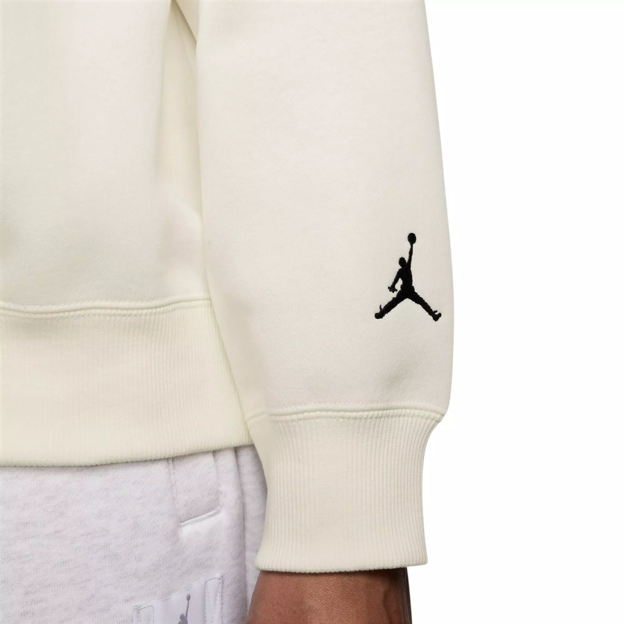 Jordan Women's Brooklyn FLeece Crew-Neck Sweatshirt - SAIL
