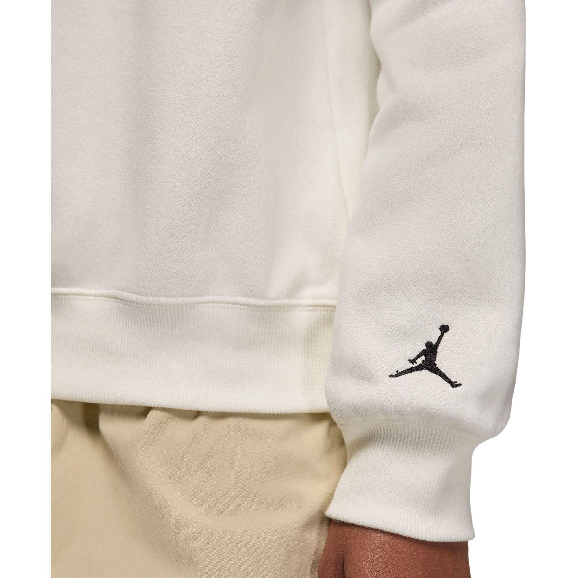 Jordan Women's Brooklyn Fleece Crew-Neck Sweatshirt - SAIL Thumbnail View 5