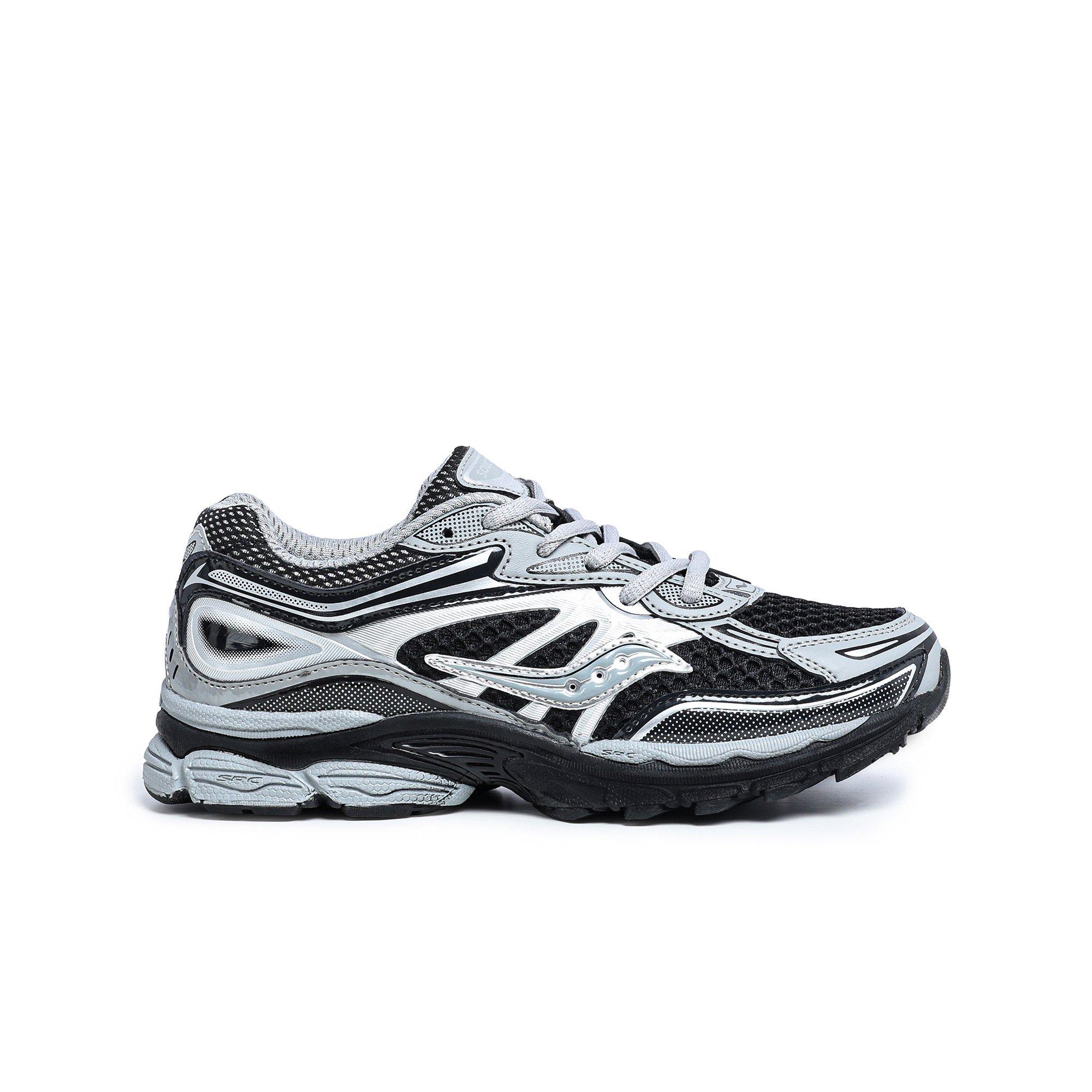Saucony Omni 9 "Black/Silver" Grade School Boys' Shoe - BLACK/SILVER