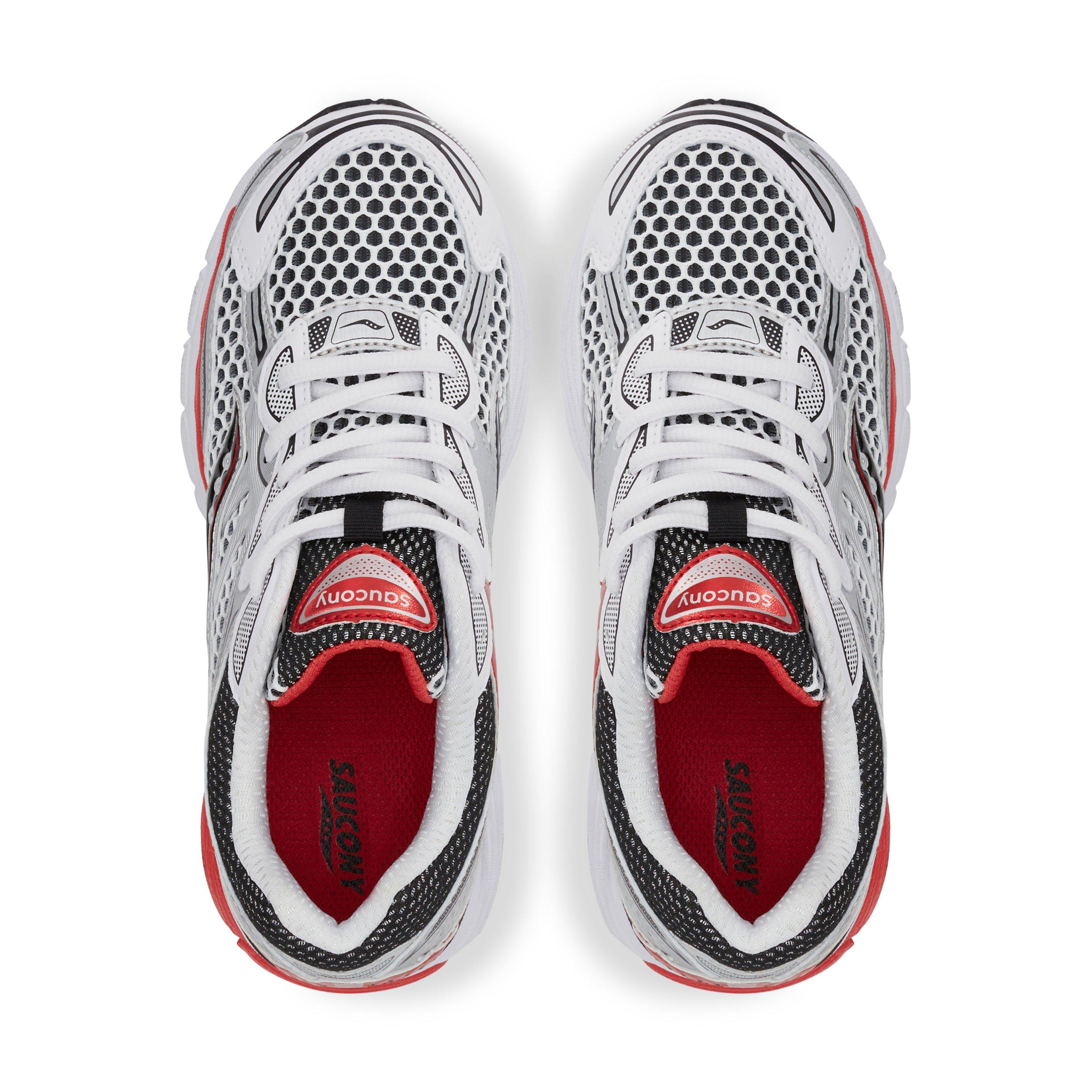 Saucony Omni 9 Grade School Boys' "White/Red" Shoe