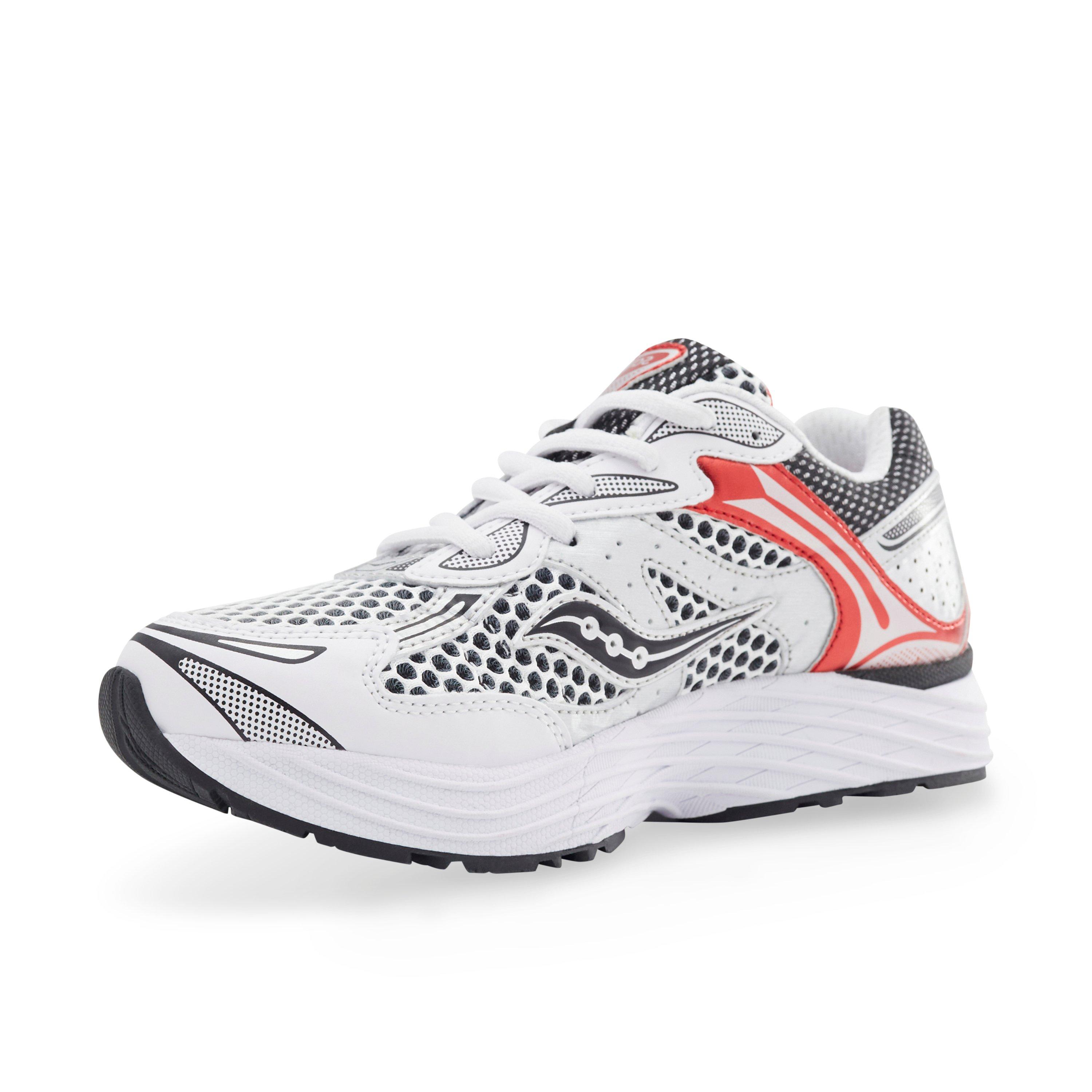 Saucony Omni 9 Grade School Boys' "White/Red" Shoe