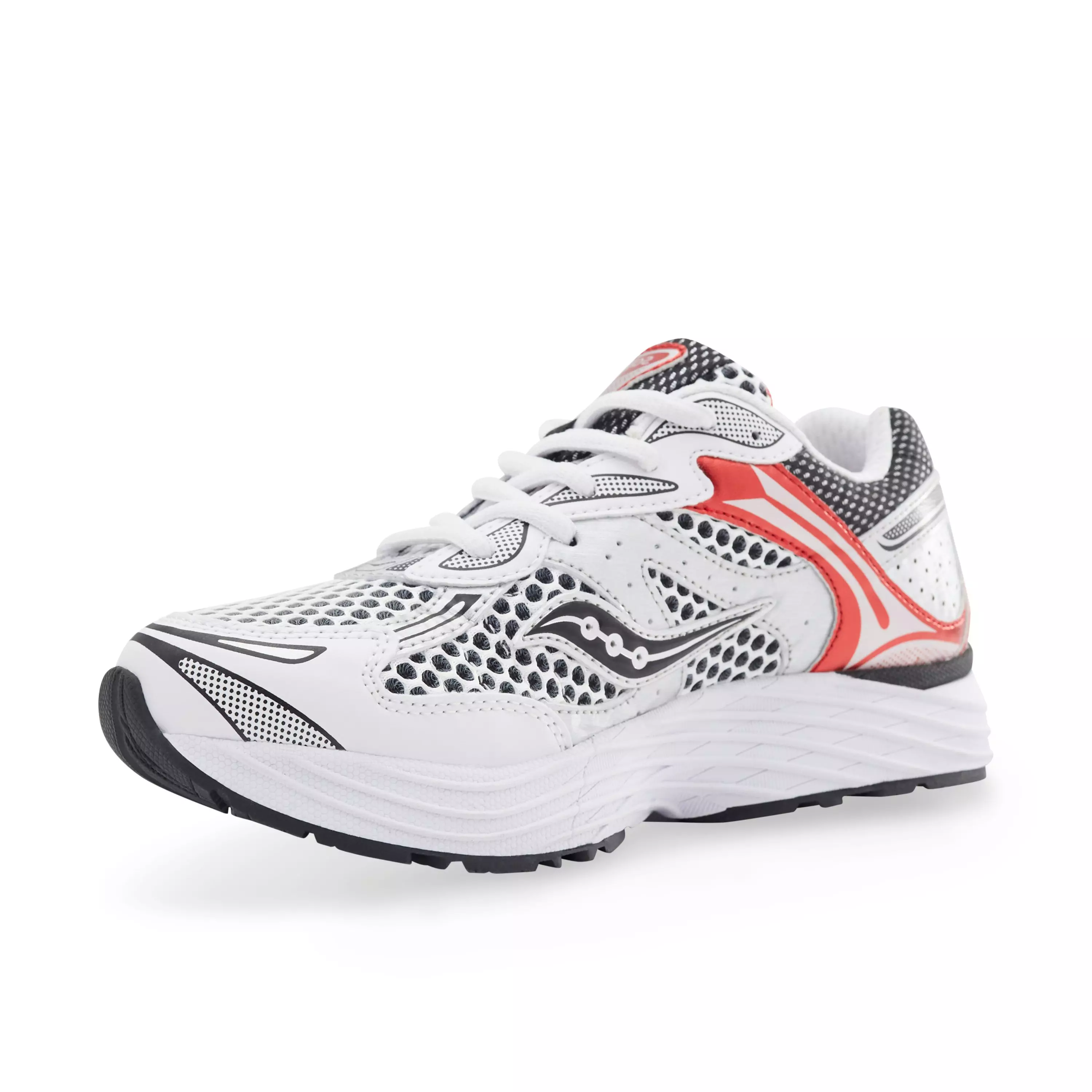 Saucony Omni 9 "White/Red" Grade School Boys' Shoe - WHITE/RED