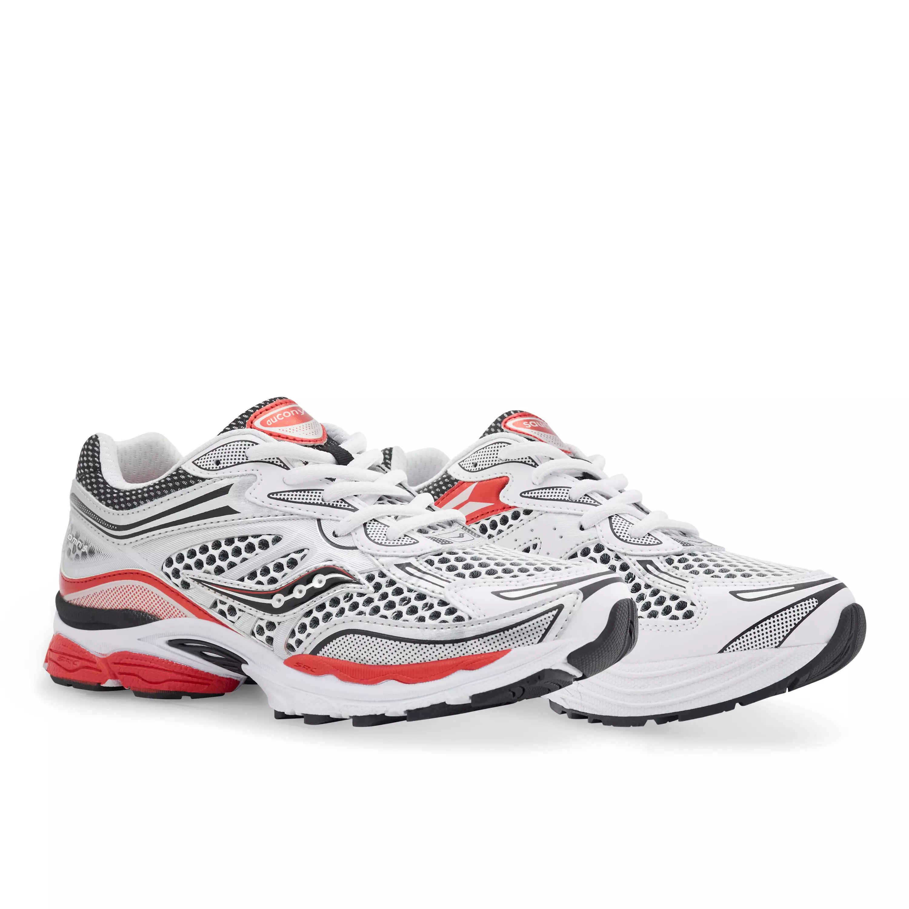 Saucony Omni 9 "White/Red" Grade School Boys' Shoe - WHITE/RED