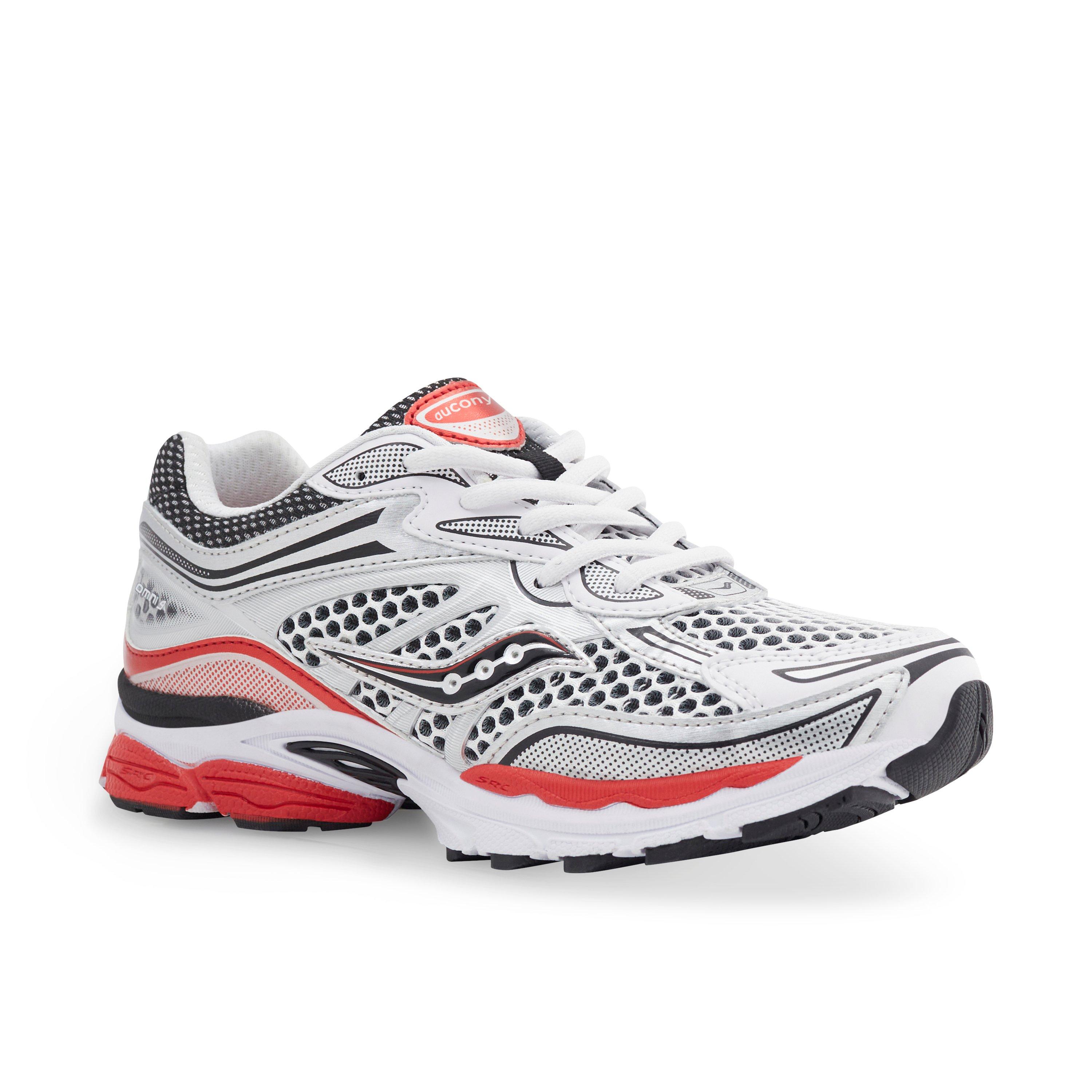 Saucony Omni 9 Grade School Boys' "White/Red" Shoe