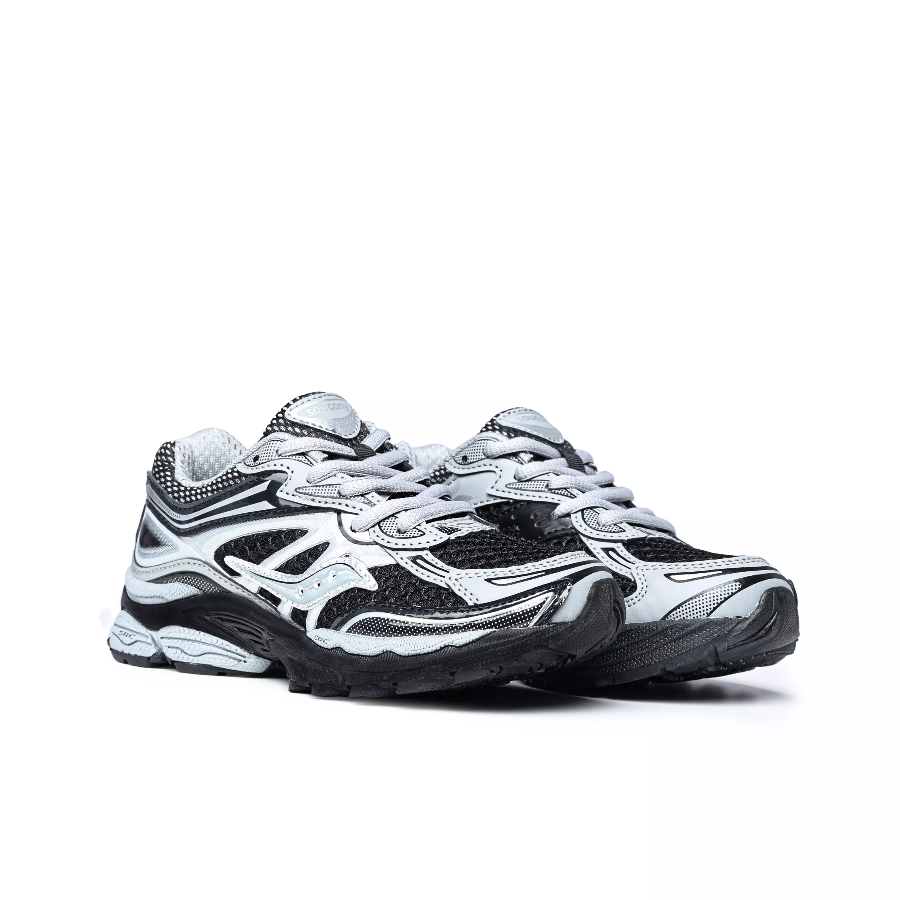Saucony Omni 9 "Black/Silver" Preschool Boys' Shoe - BLACK/SILVER