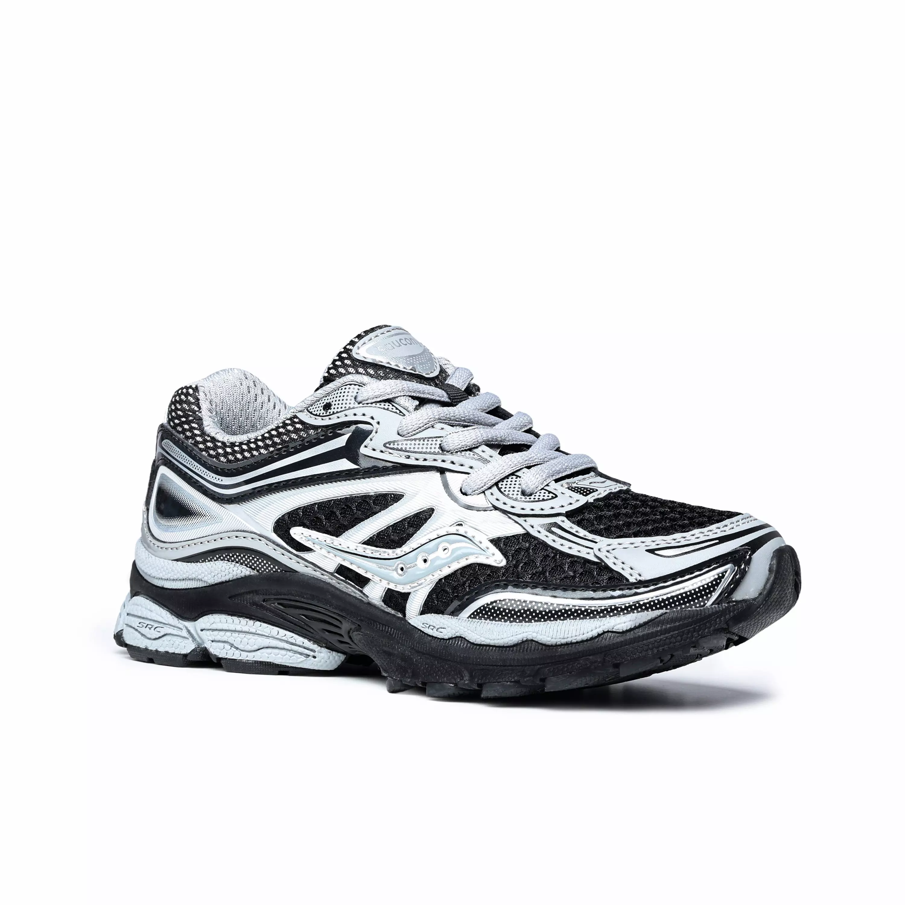 Saucony Omni 9 "Black/Silver" Preschool Boys' Shoe - BLACK/SILVER