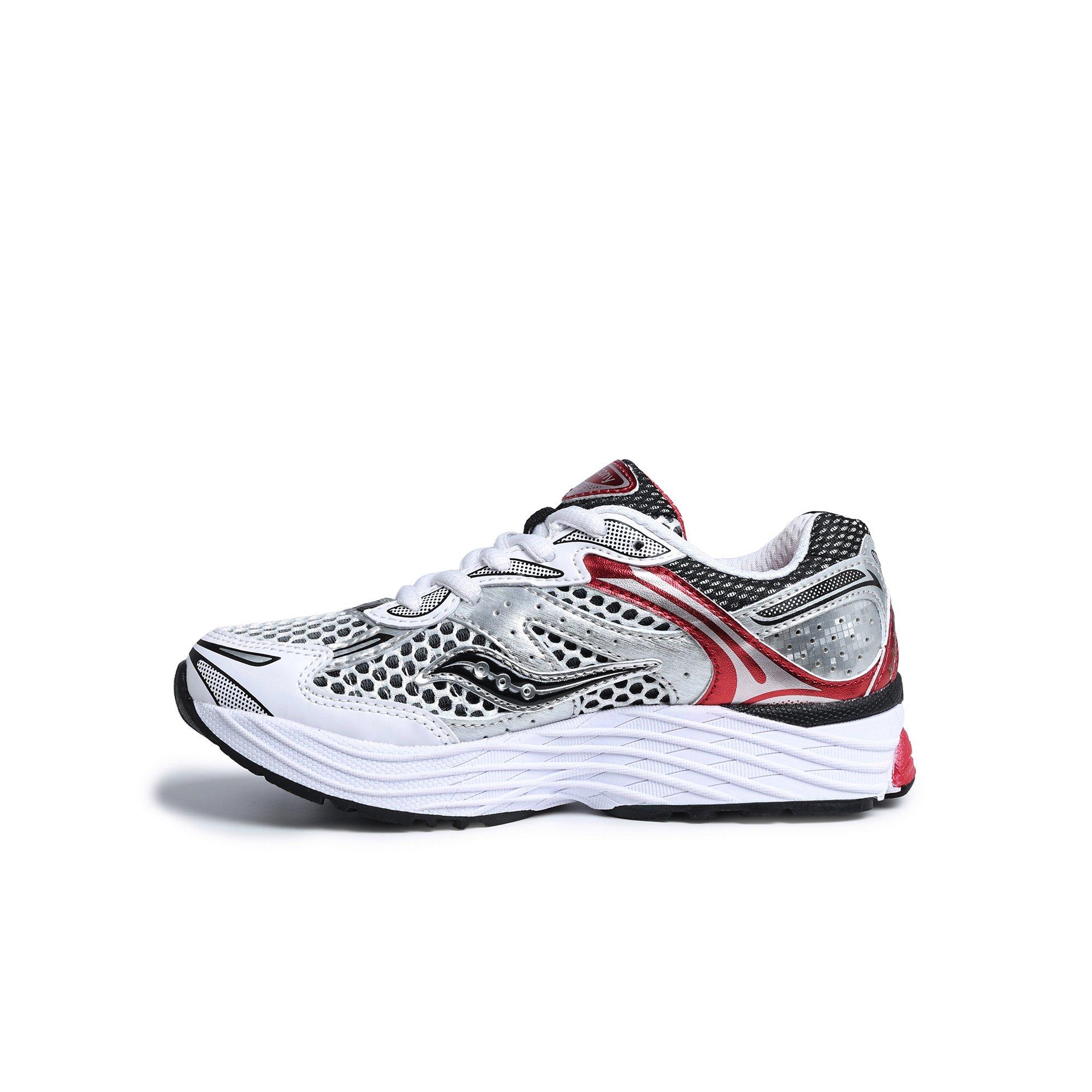 Saucony Omni 9 Preschool Boys' "White/Red" Shoe
