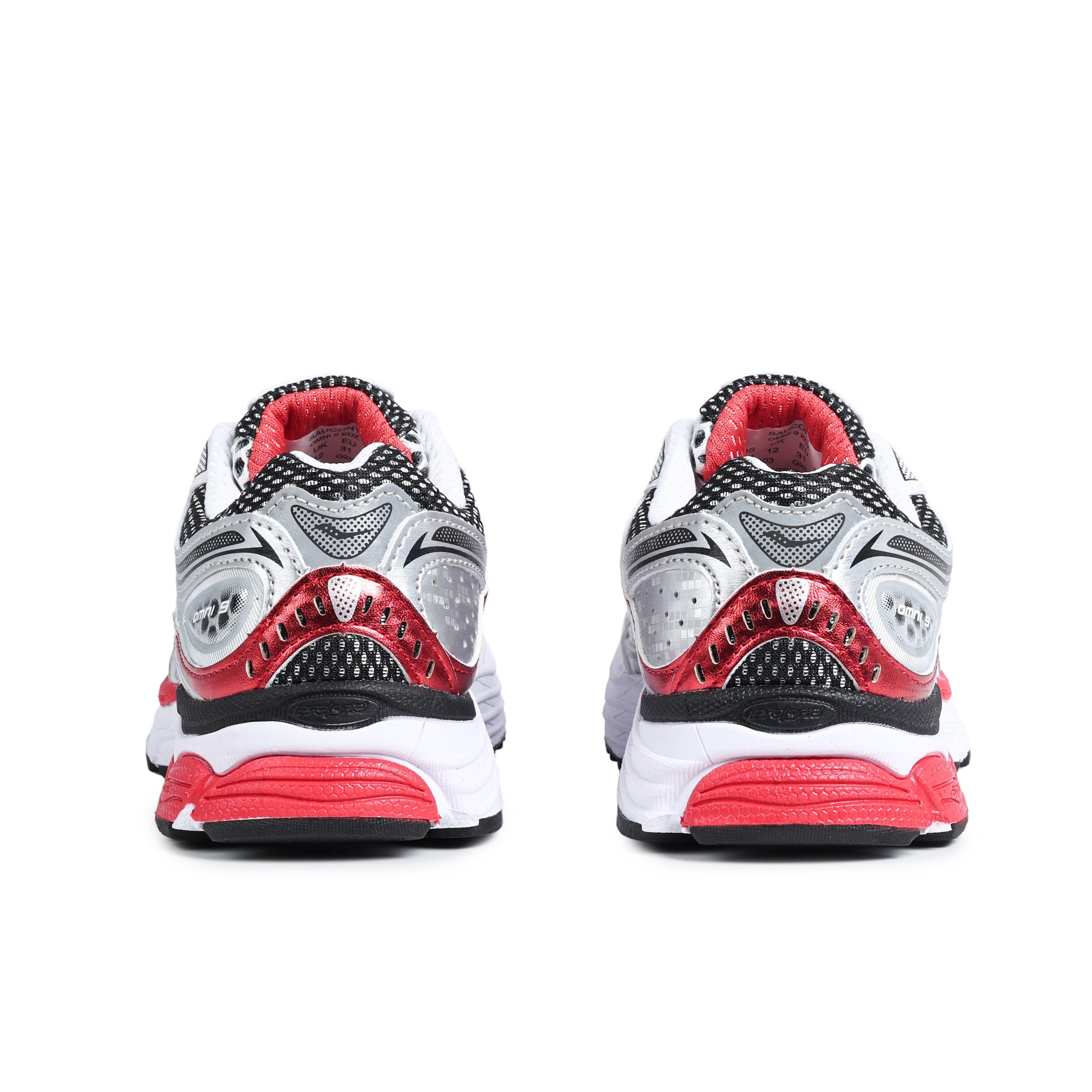 Saucony Omni 9 Preschool Boys' "White/Red" Shoe