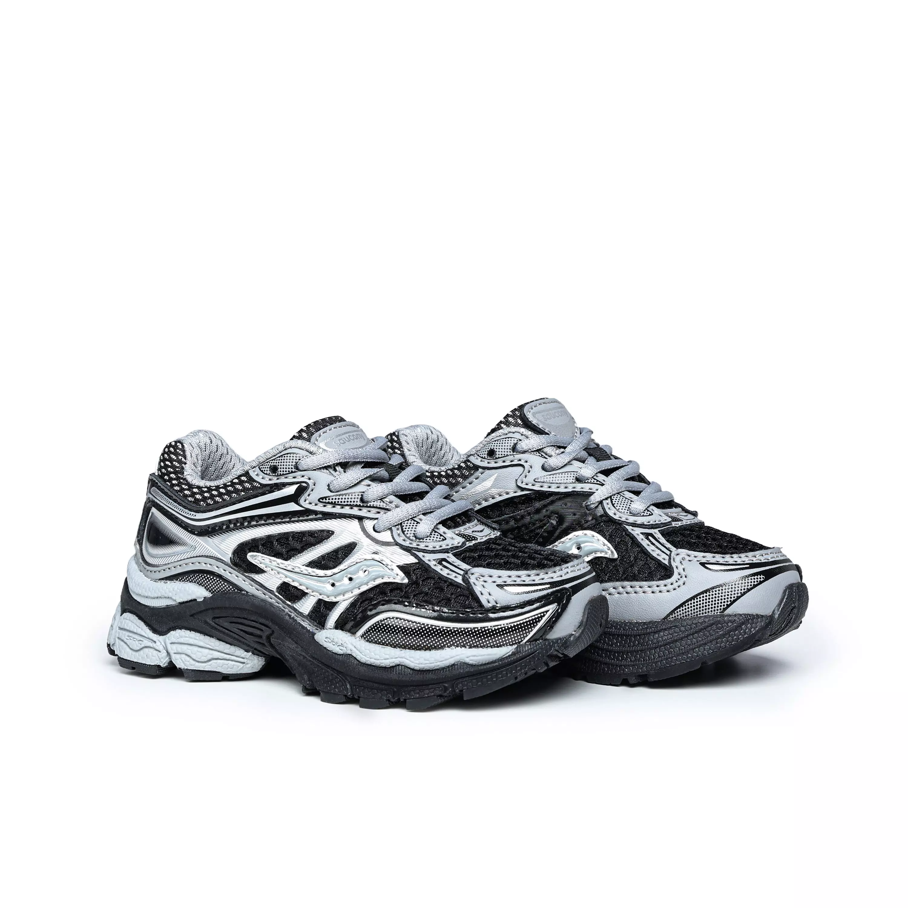 Saucony Omni 9 "Black/Silver" Toddler Boys' Shoe - BLACK/SILVER