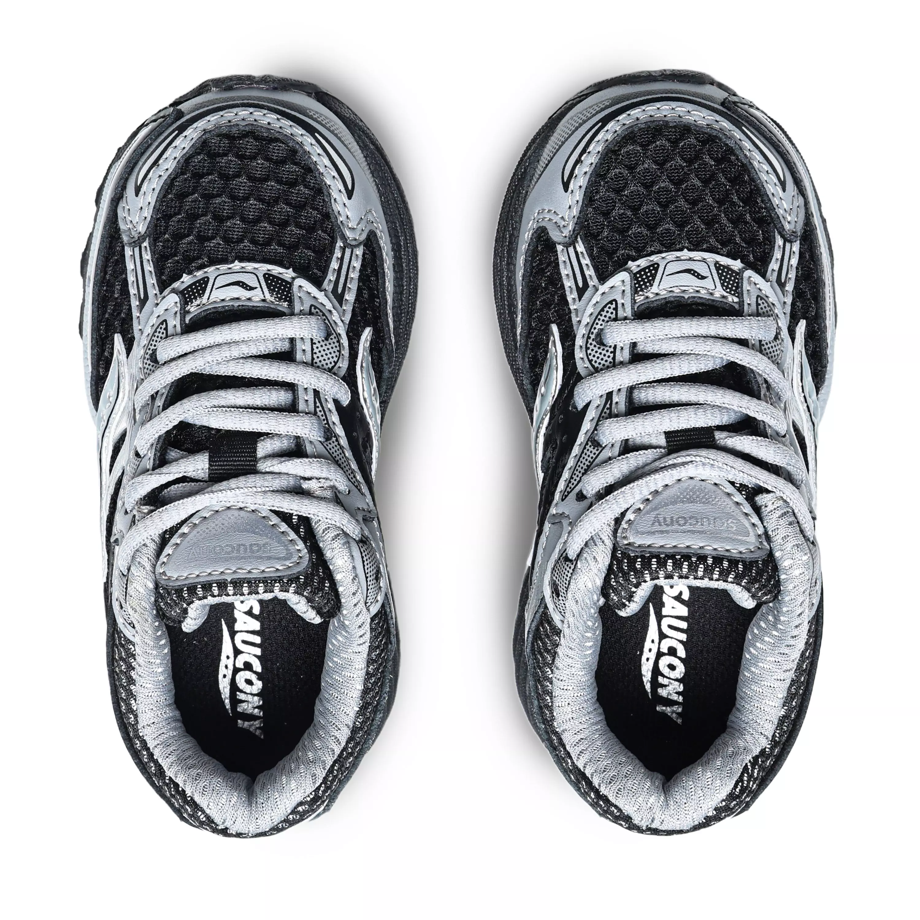 Saucony Omni 9 "Black/Silver" Toddler Boys' Shoe - BLACK/SILVER