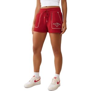 True Religion Women's Embroidered Relaxed Shorts