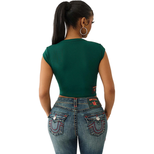 True Religion Men's Logo V-Notch Tee