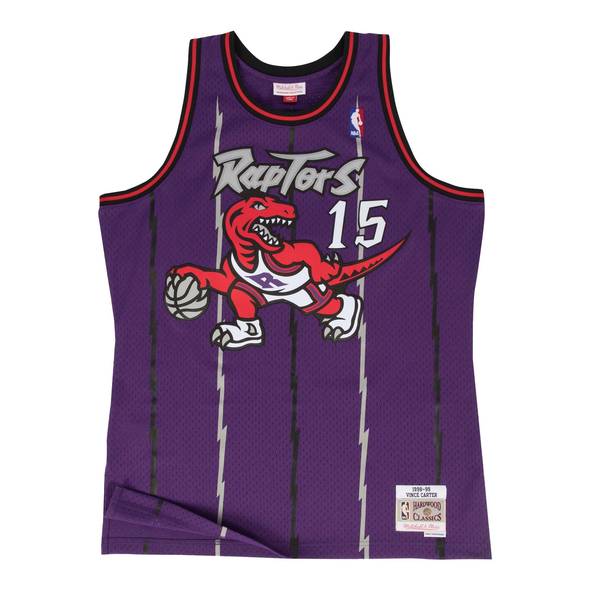 Mitchell & Ness Toronto Raptors Vince Carter Jersey - Purple - PURPLE Thumbnail View 1