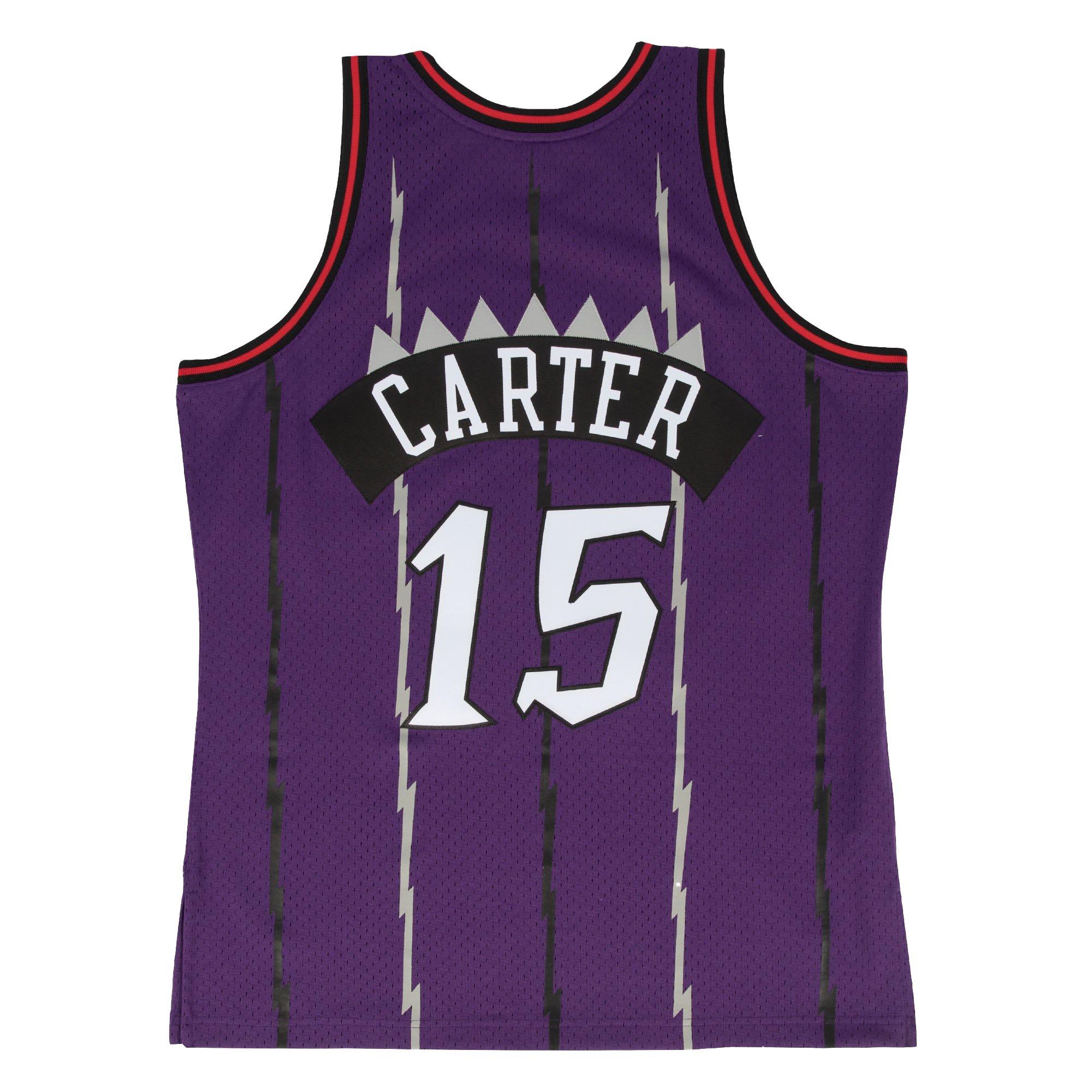 Mitchell & Ness Toronto Raptors Vince Carter Jersey - Purple - PURPLE Thumbnail View 2