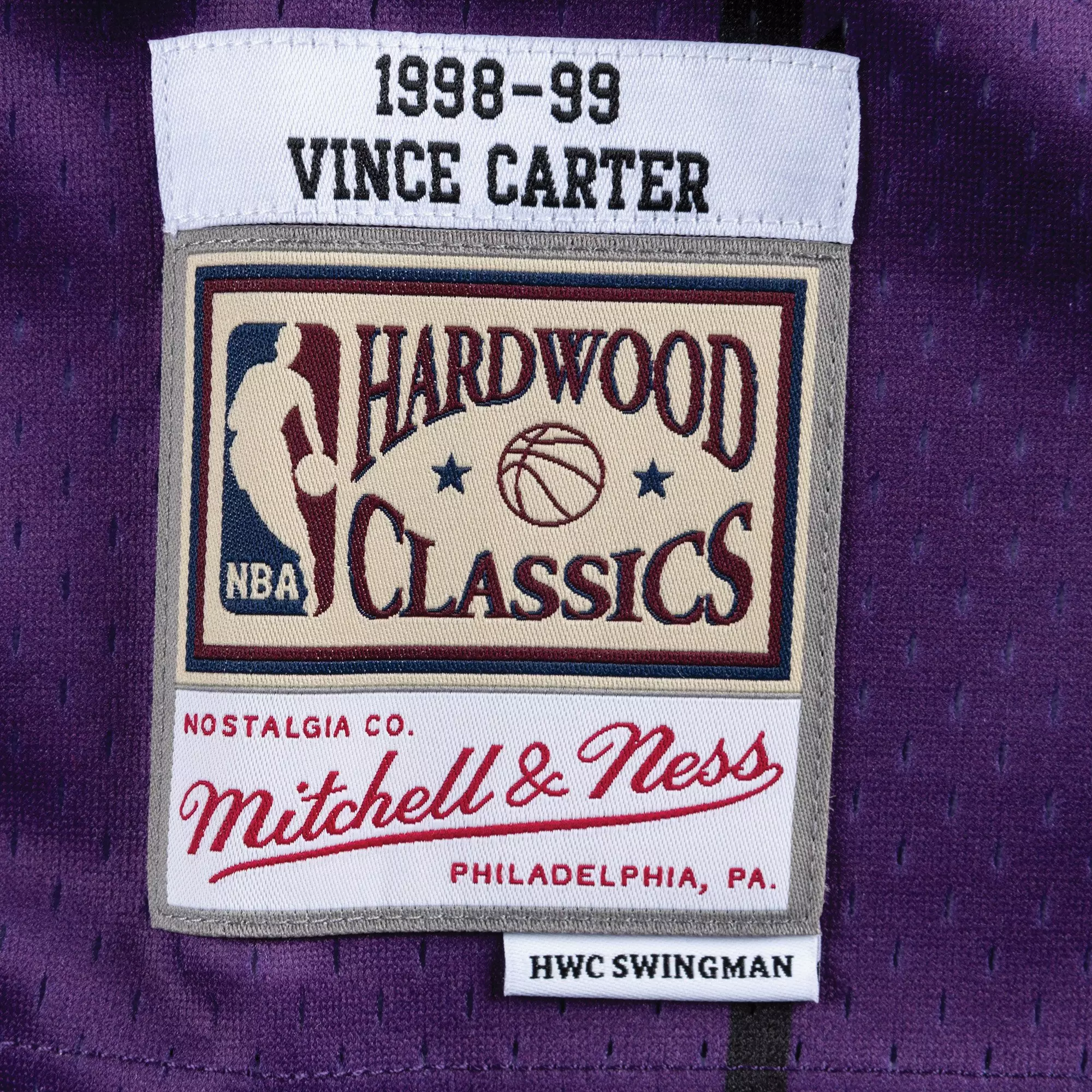 Mitchell & Ness Toronto Raptors Vince Carter Jersey-Purple - PURPLE